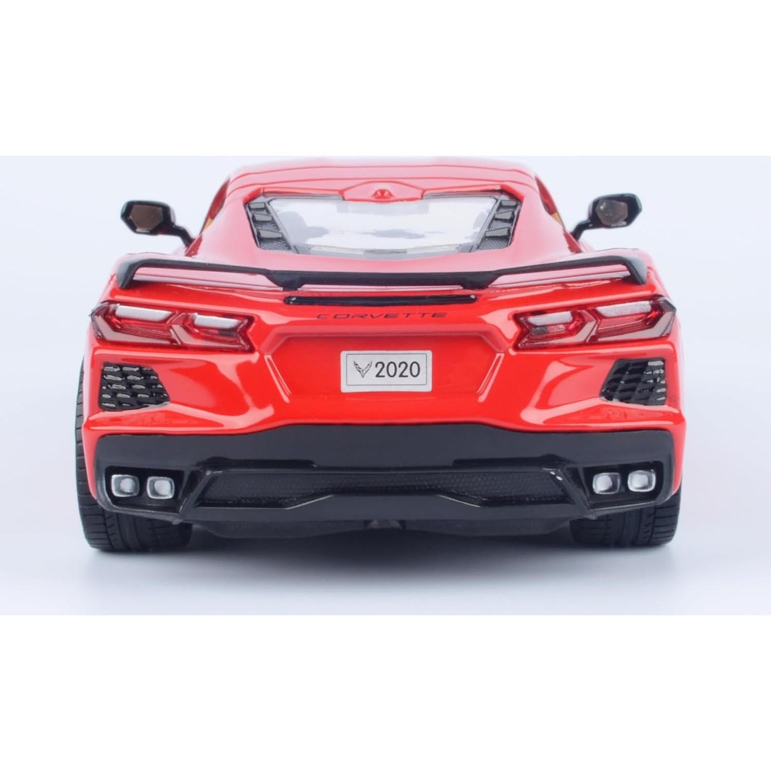 Modelo Diecast Chevrolet Corvette C8 Stingray 1/24 Motormax Rojo