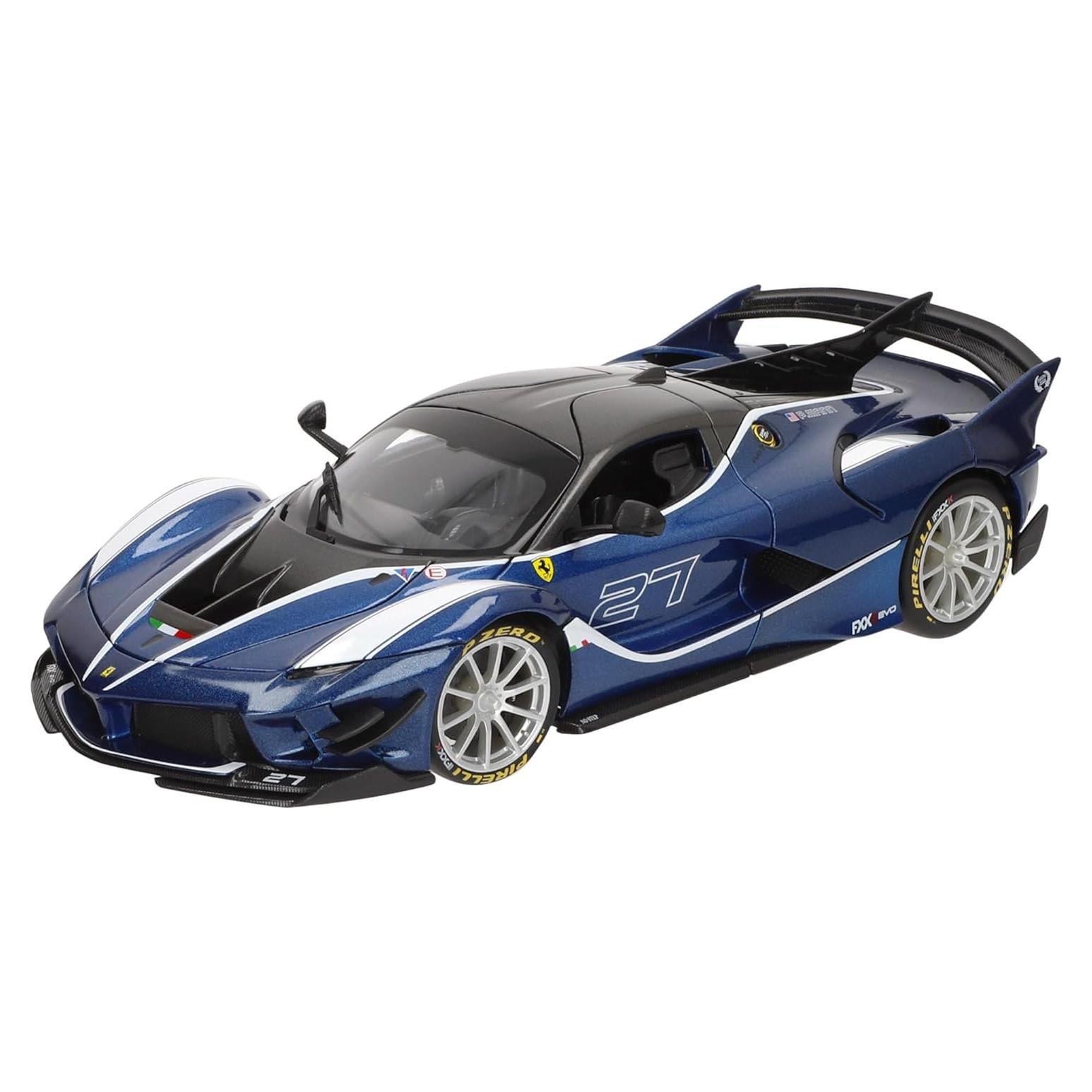 Bburago Ferrari FXX-K EVO 1:18 Escala Azul con Detalles Movibles