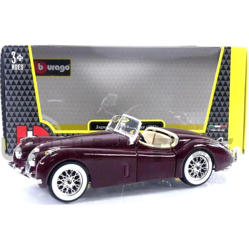 Bburago Jaguar XK 120 Convertible 1:24 Escala Rojo