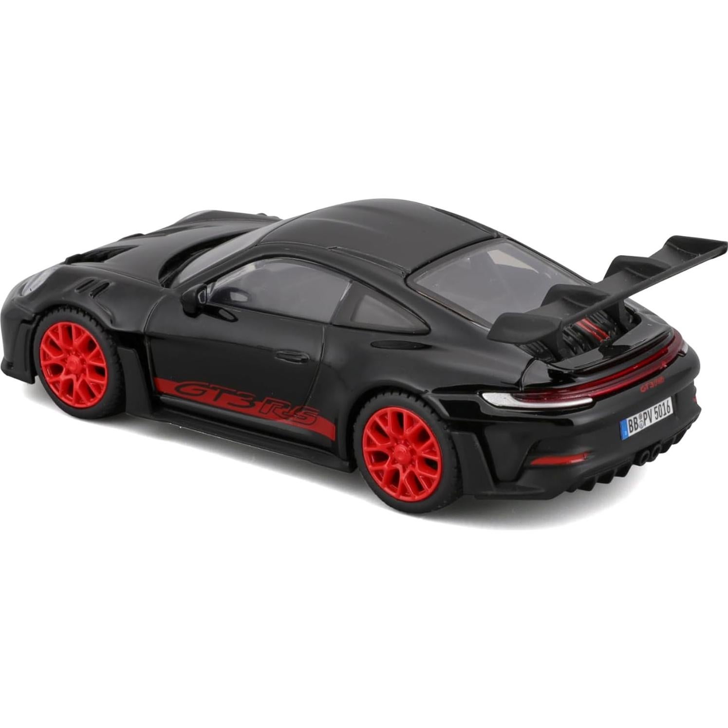Coche de metal Bburago Porsche 911 GT3 RS Negro 1:64