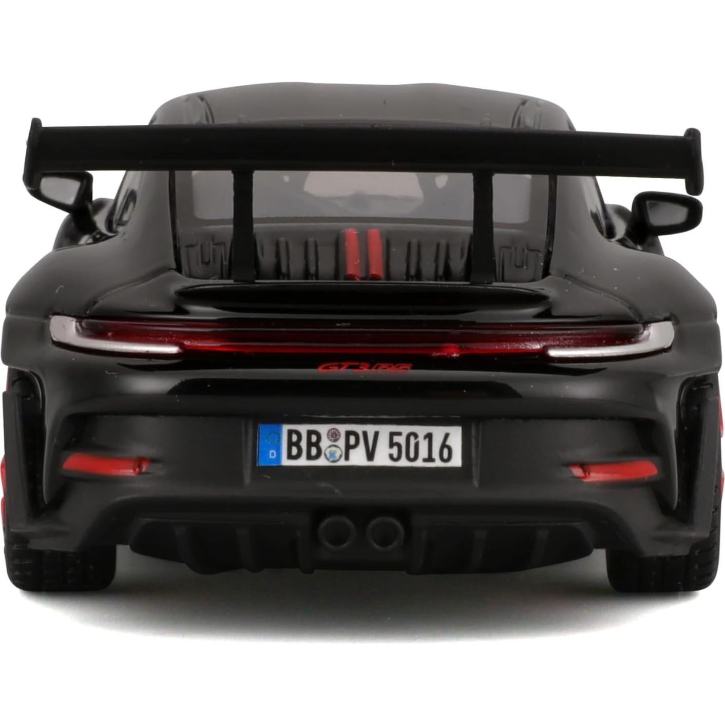 Coche de metal Bburago Porsche 911 GT3 RS Negro 1:64