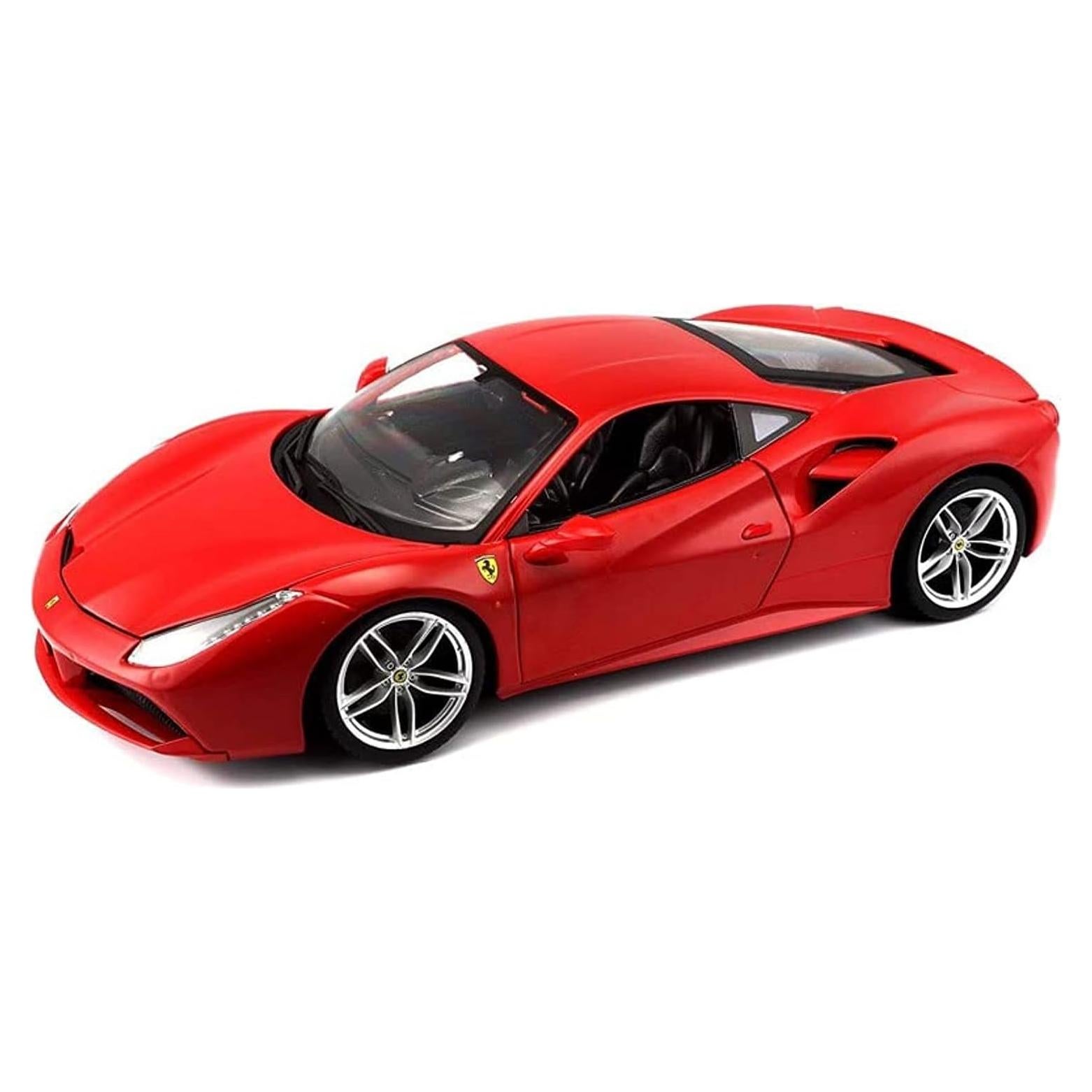 Ferrari Burago 1:18 Diecast 488 GTB Rojo - Detalles Realistas