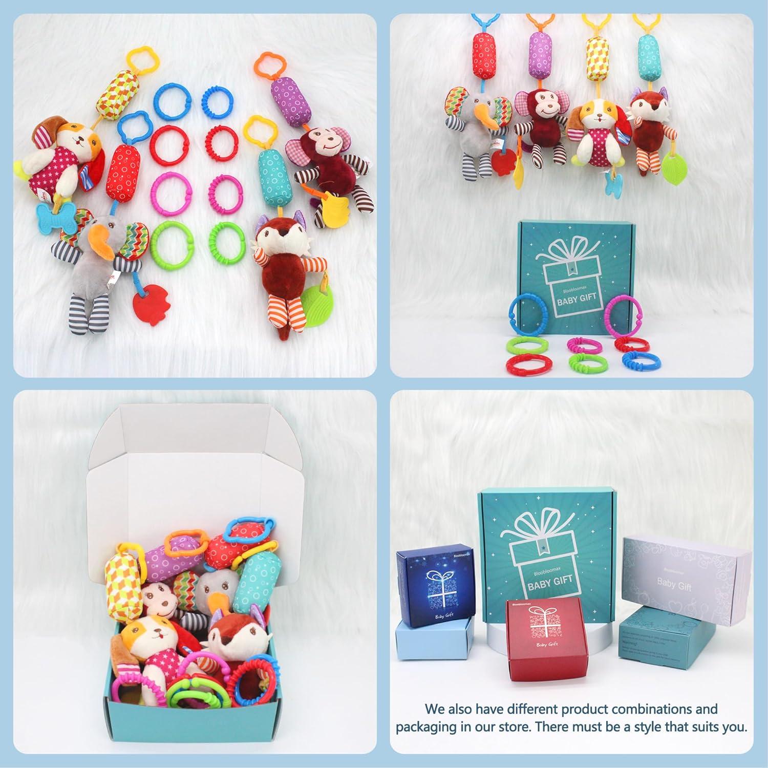 Sonajeros de Calcetines para Bebés Taoyi 12 Piezas Animales