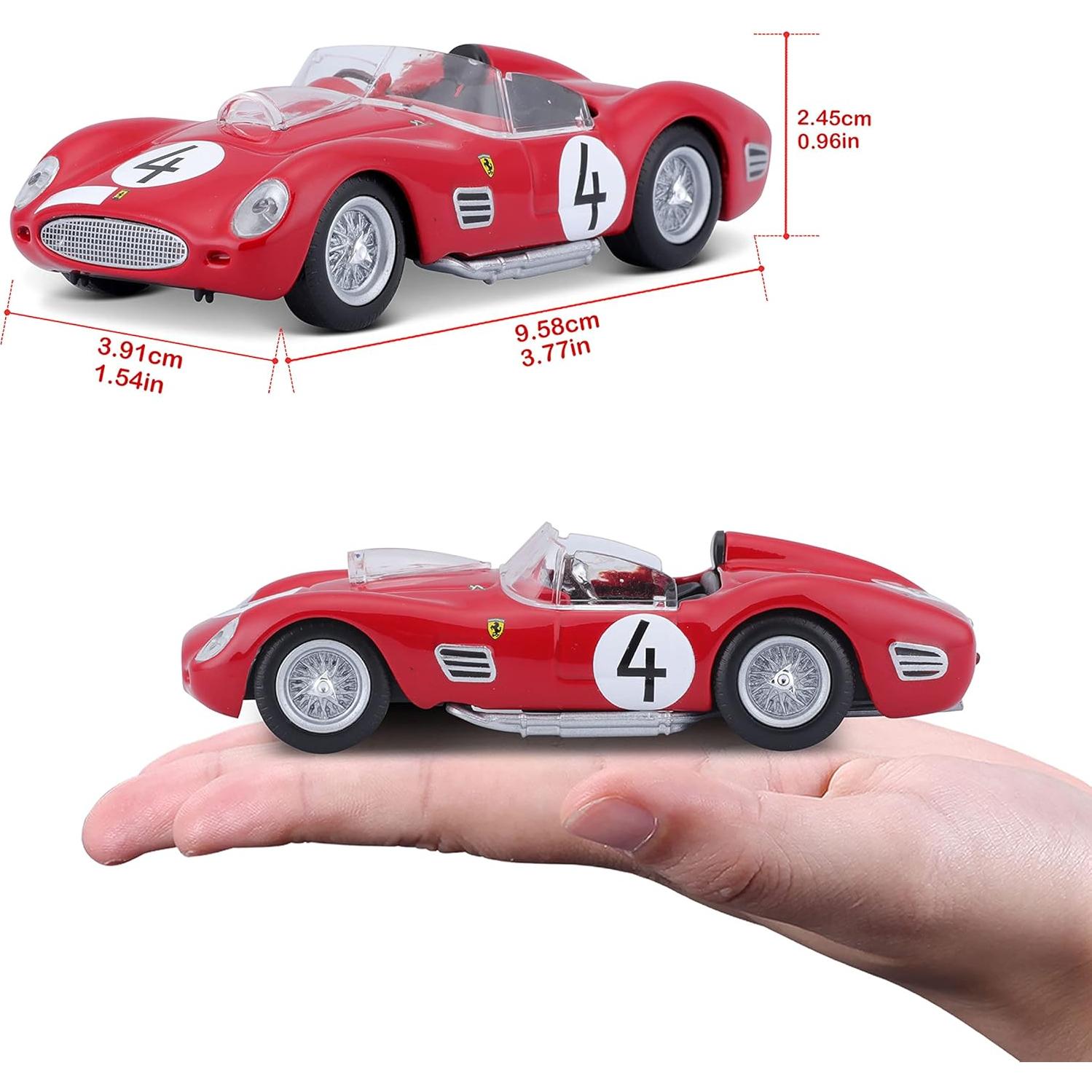 Bburago Ferrari Testarossa 1959 Escala 1:43 12 cm Rojo