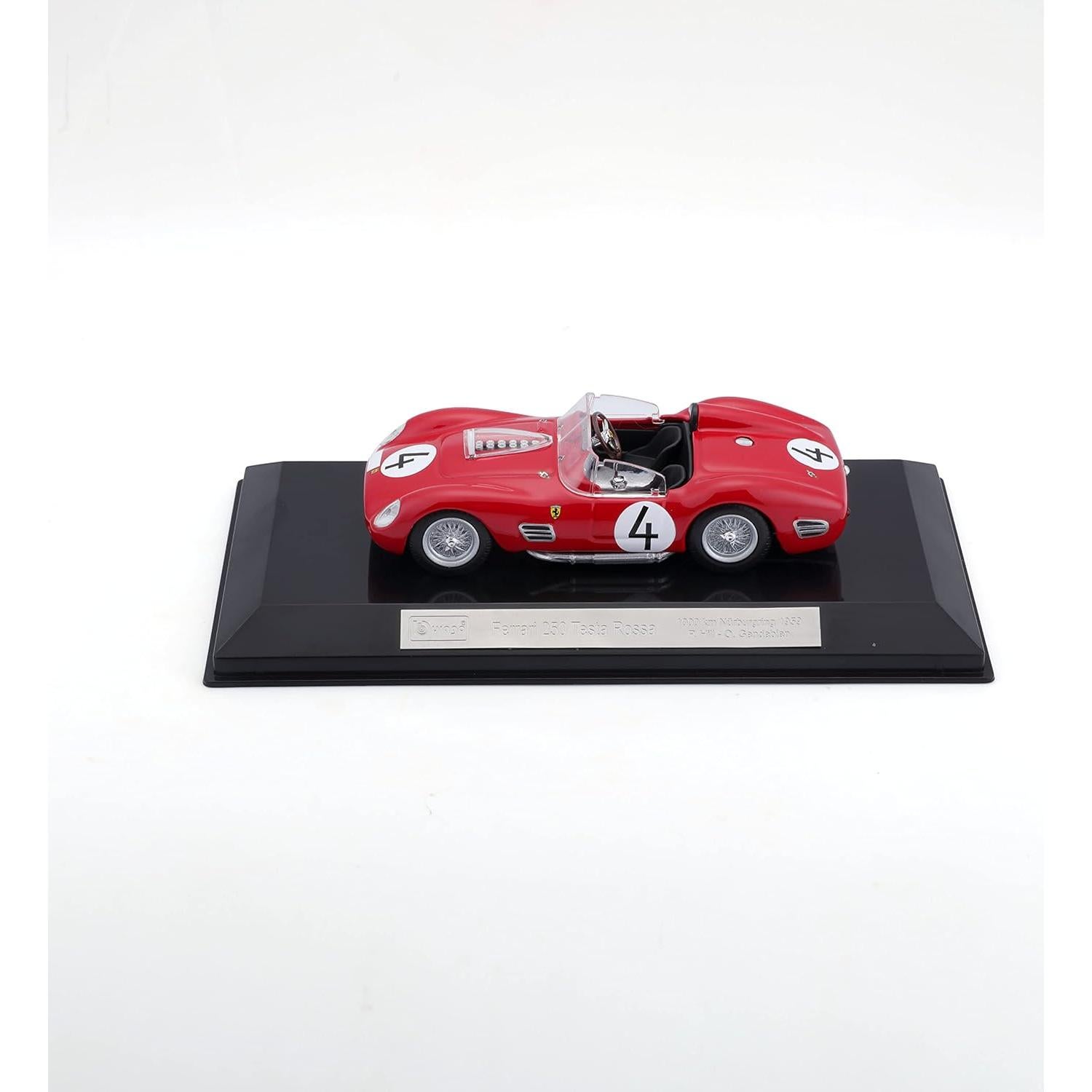 Bburago Ferrari Testarossa 1959 Escala 1:43 12 cm Rojo