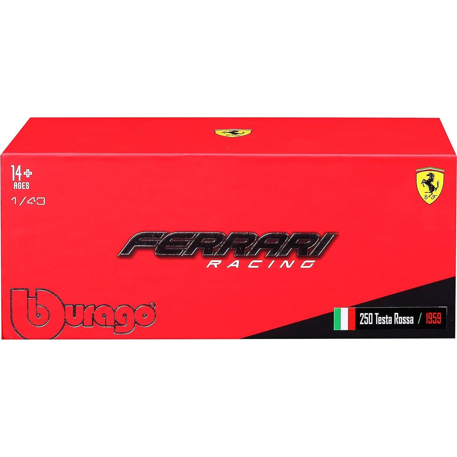 Bburago Ferrari Testarossa 1959 Escala 1:43 12 cm Rojo