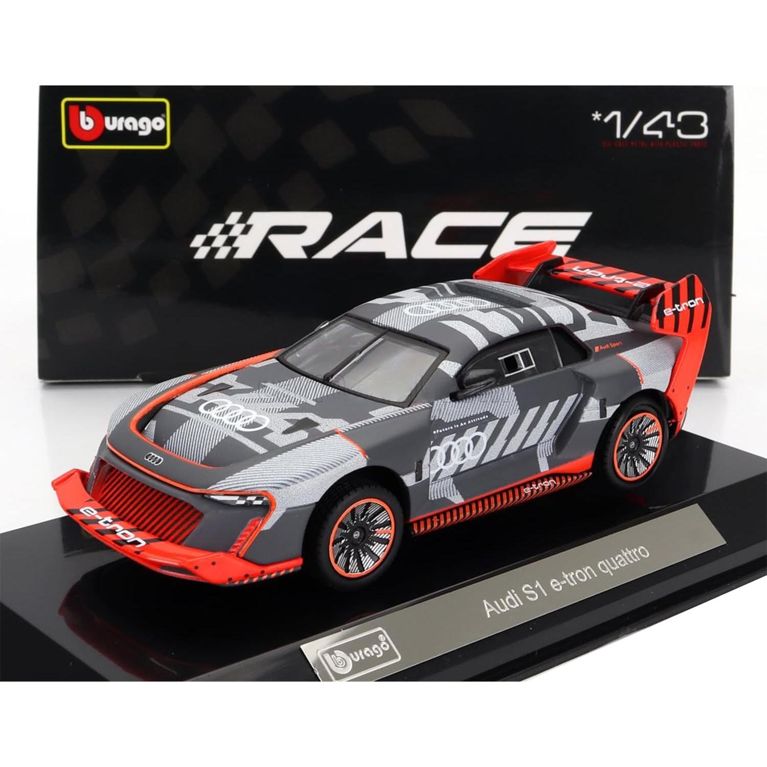 Coche de Metal Fundido Bburago Audi S1 e-tron Quattro 1:43