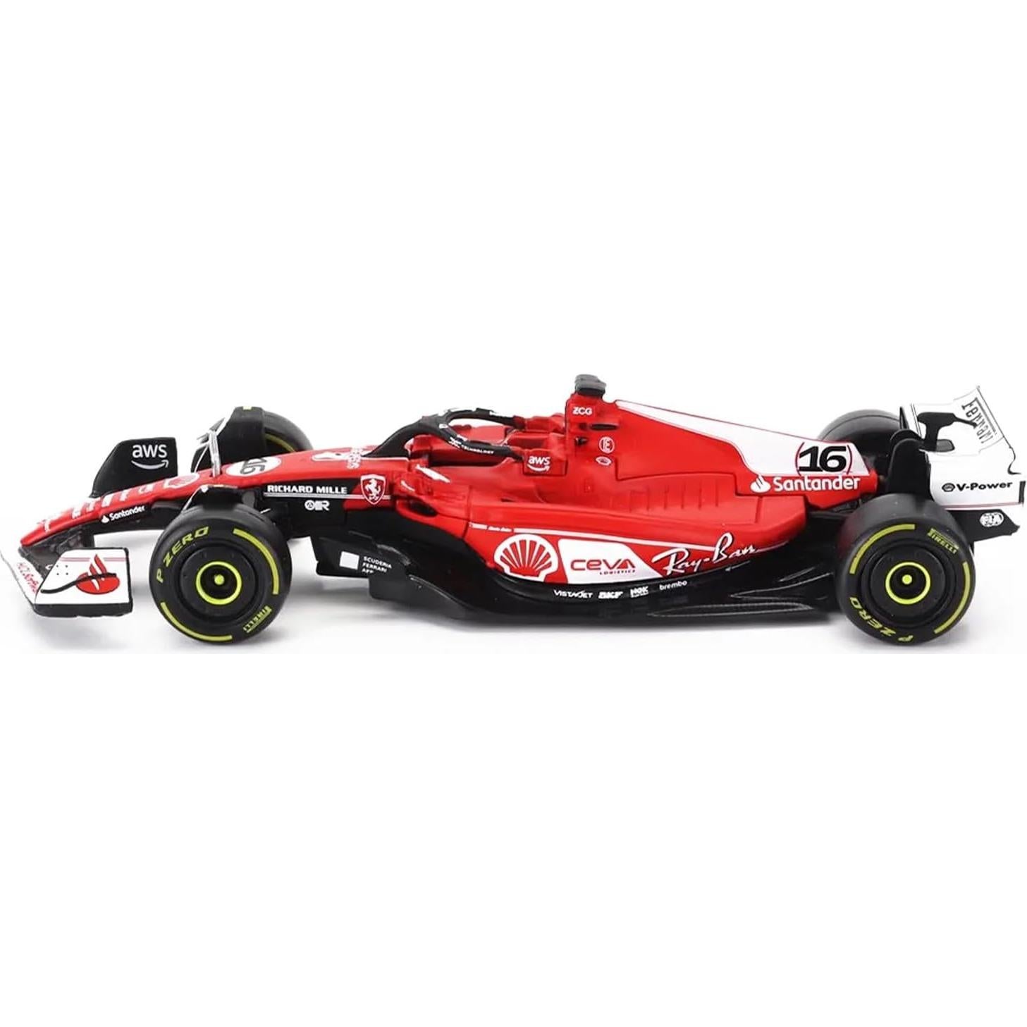 Bburago SF-23 Modelo Coche Metal 1/43 Scuderia Ferrari #16