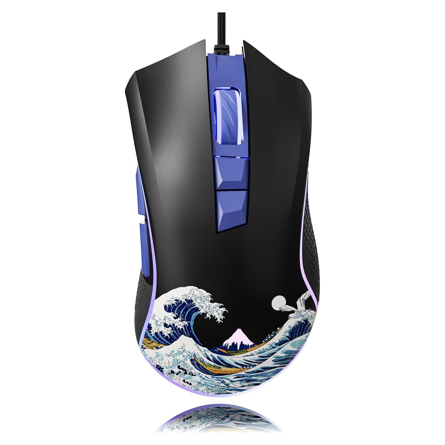 Ratón Gaming XVX Kanagawa 12000 DPI RGB 7 Botones