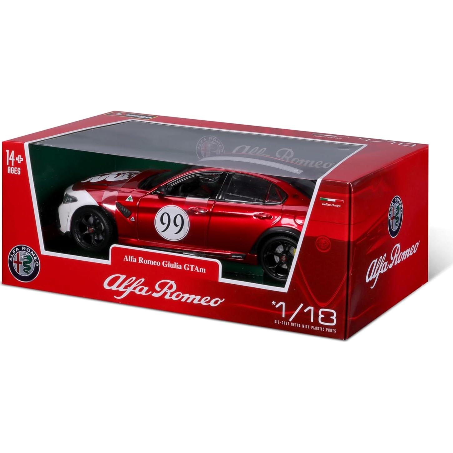 Auto a Escala BBURAGO 1:18 Alfa Romeo Giulia GTAm 2020