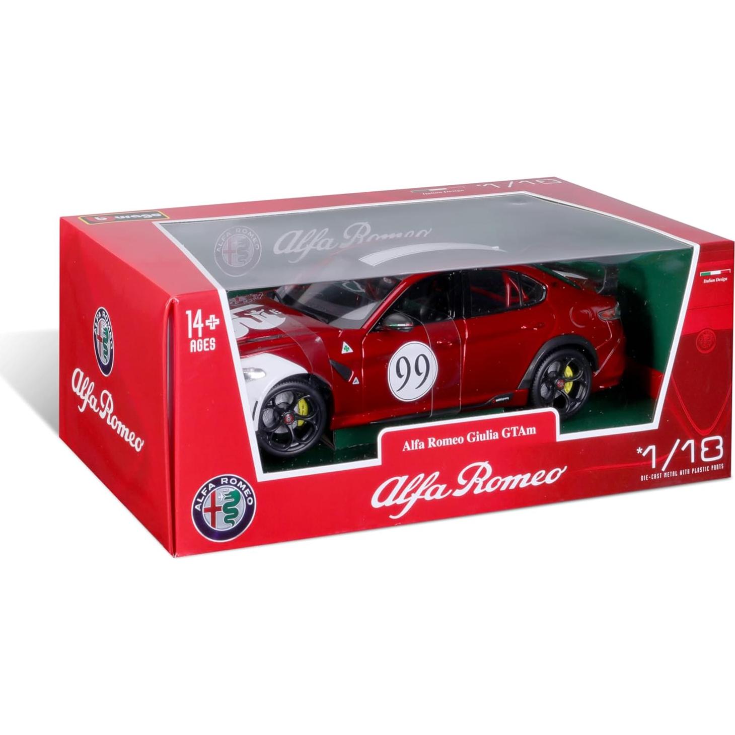 Auto a Escala BBURAGO 1:18 Alfa Romeo Giulia GTAm 2020