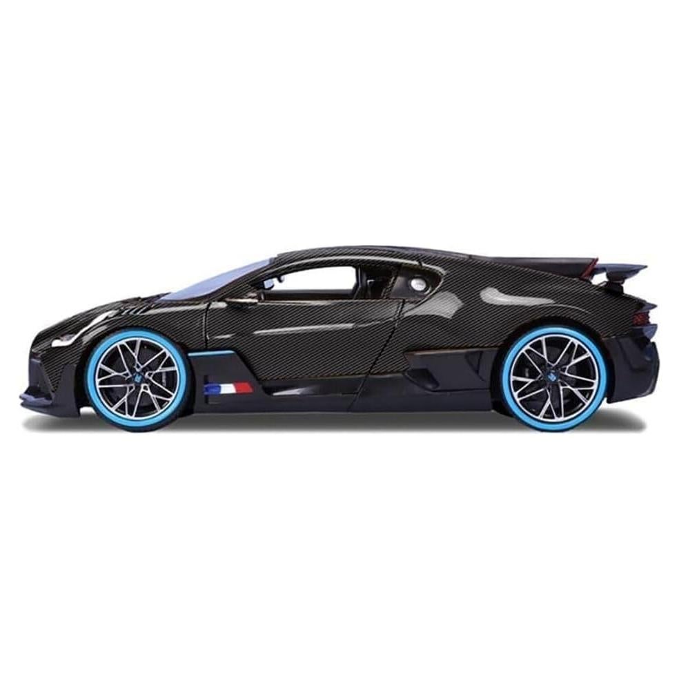 Modelo de Coche Diecast Bugatti Divo Bburago 1:18 Carbono