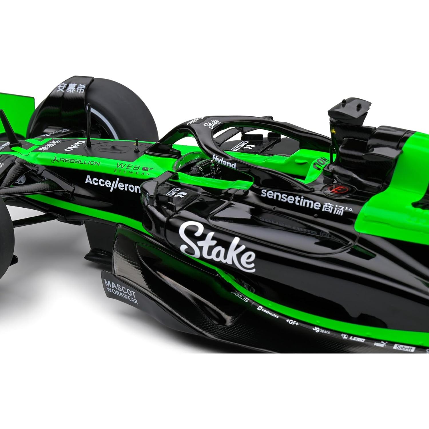 Coche de Modelo 1:18 Sauber C44 Showcar Negra 2024