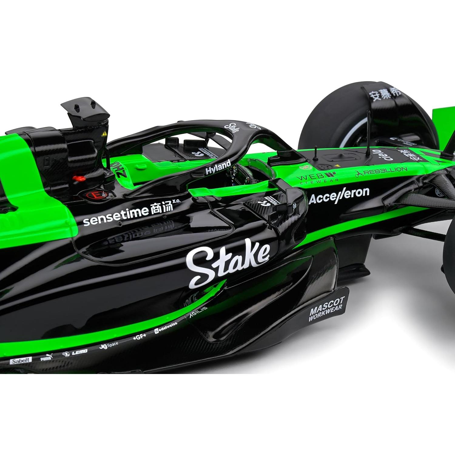 Coche de Modelo 1:18 Sauber C44 Showcar Negra 2024