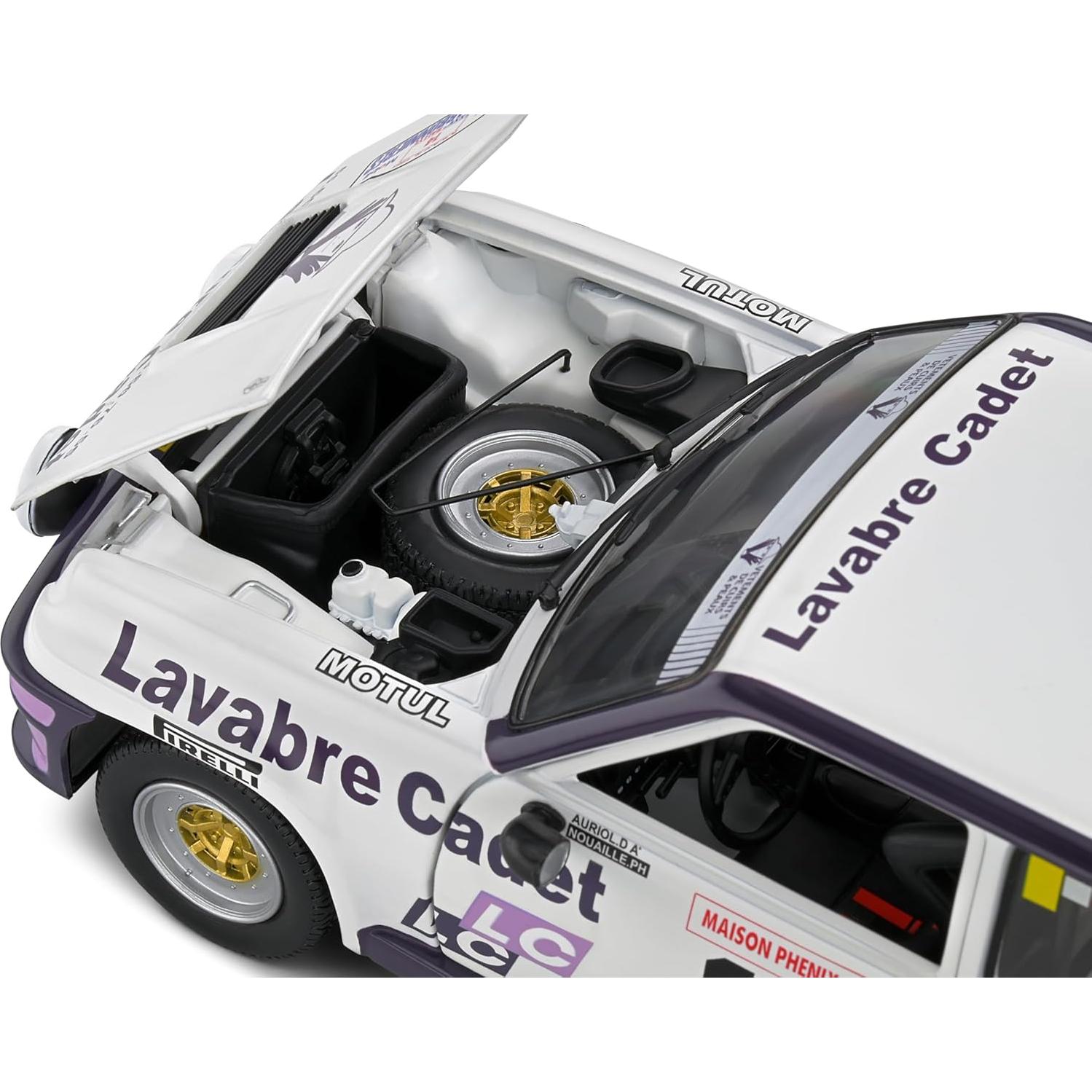 Coche Coleccionable 1:18 Solido Renault 5 Turbo Blanco
