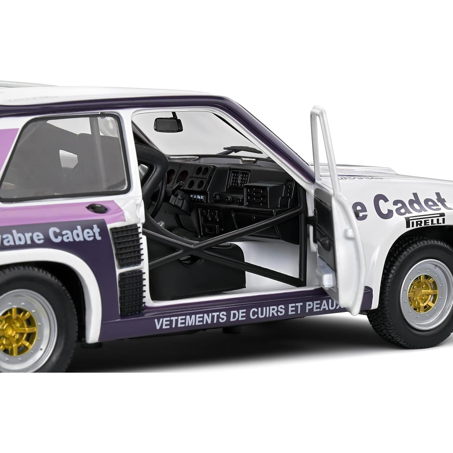 Coche Coleccionable 1:18 Solido Renault 5 Turbo Blanco