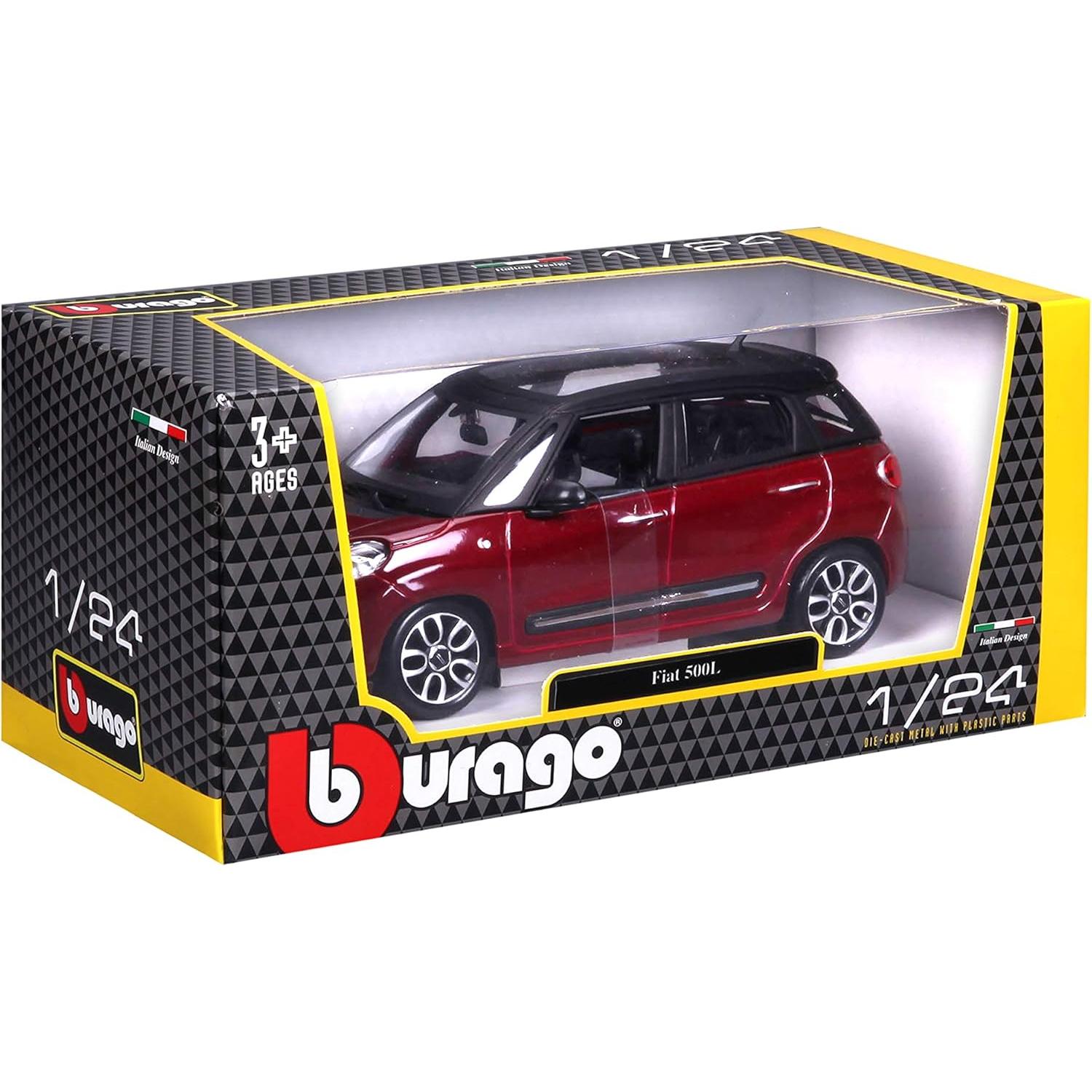 Coche de Modelo Fiat 500 Bburago Escala 1:24