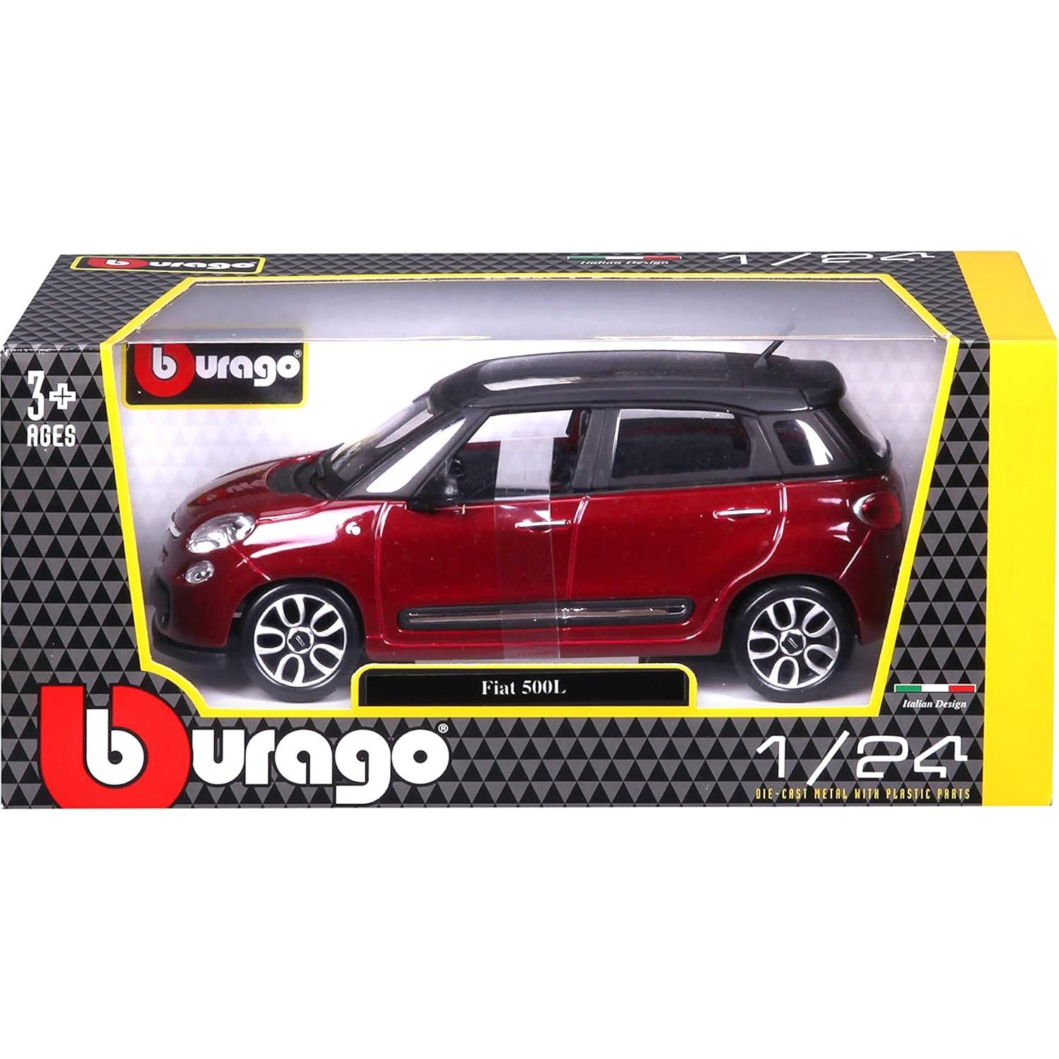 Coche de Modelo Fiat 500 Bburago Escala 1:24