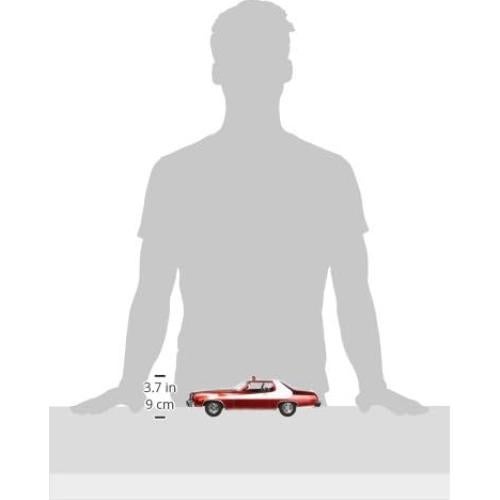 Ford Gran Torino Starsky & Hutch 1:18 Edición Limitada Cromo Rojo