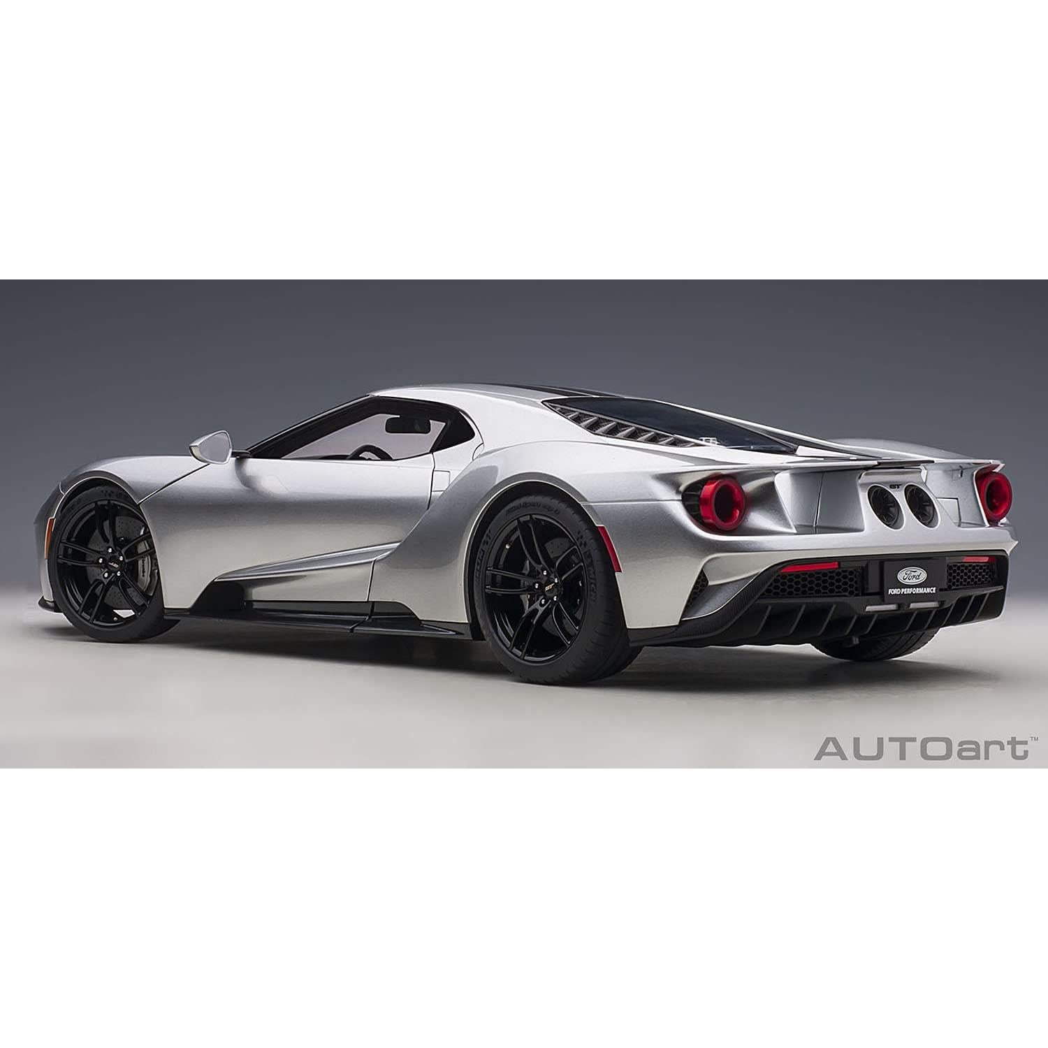 Autoart 12108 Ford GT 2017 Plata Ingot 1/12 Detalle