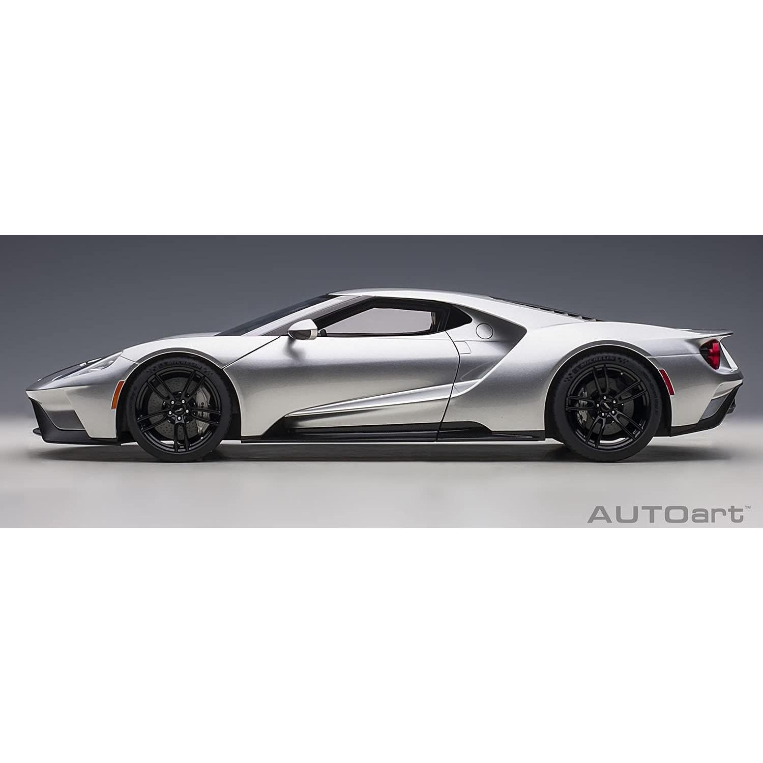 Autoart 12108 Ford GT 2017 Plata Ingot 1/12 Detalle