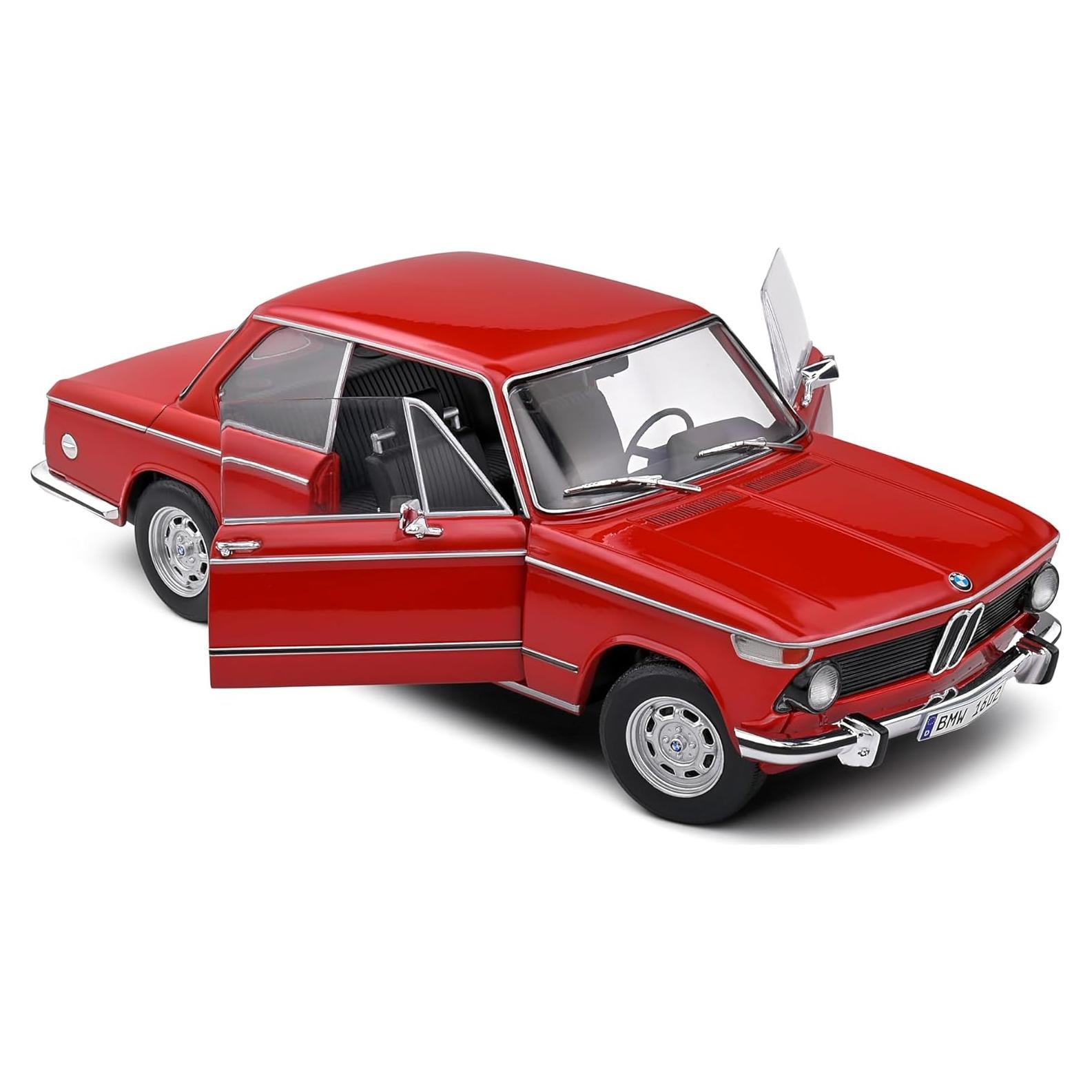 Modelo Diecast BMW 1602 1971 Rojo Verona 1:18 Solido