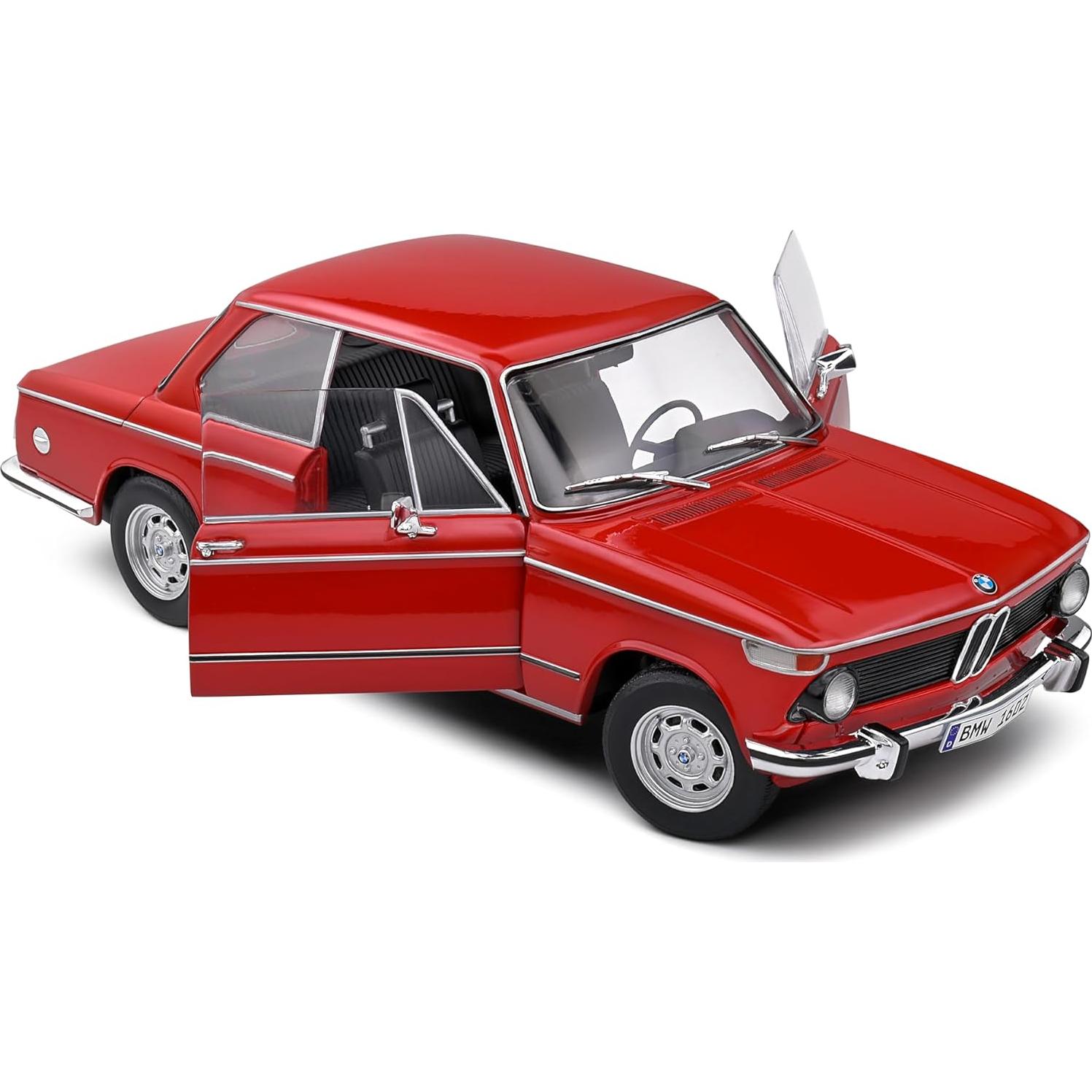 Modelo Diecast BMW 1602 1971 Rojo Verona 1:18 Solido