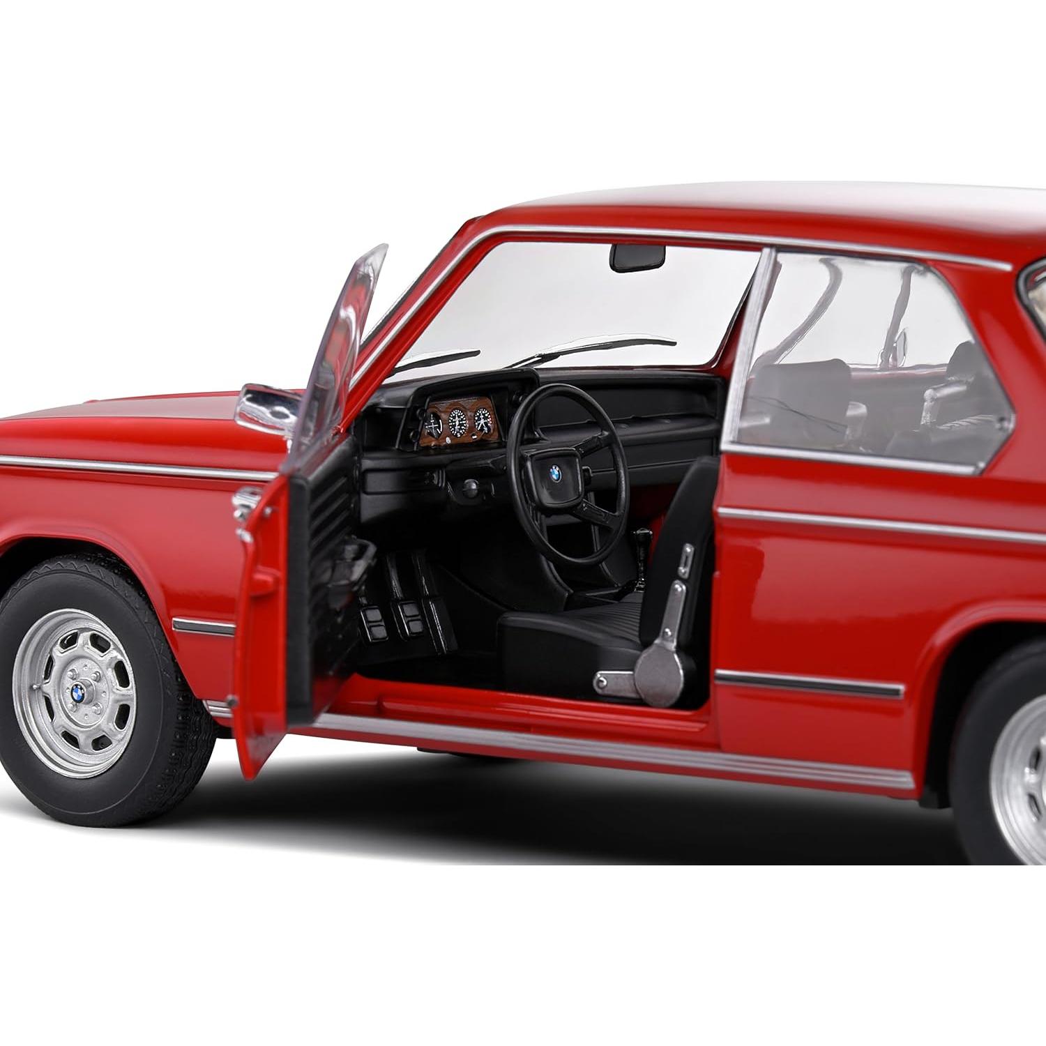 Modelo Diecast BMW 1602 1971 Rojo Verona 1:18 Solido