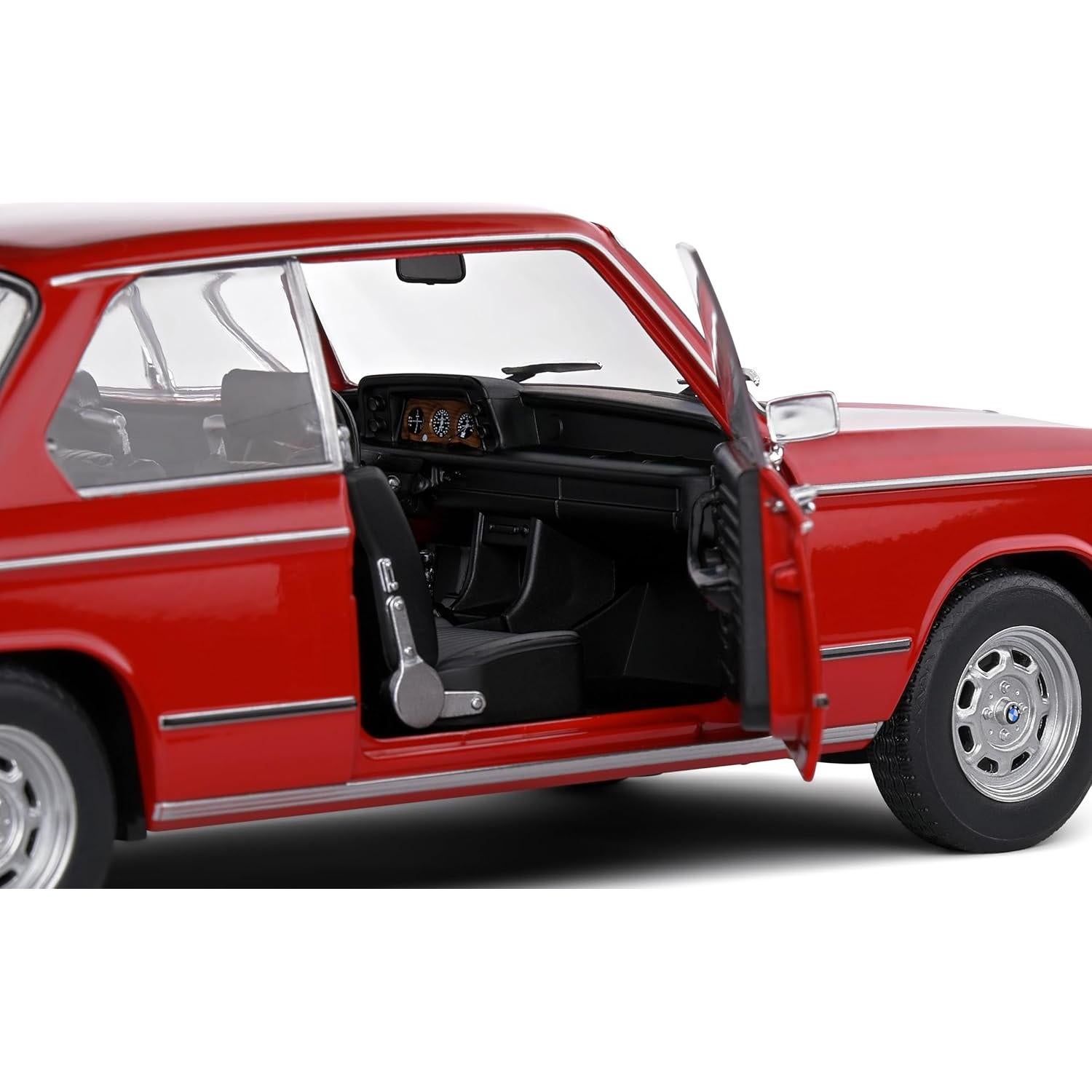 Modelo Diecast BMW 1602 1971 Rojo Verona 1:18 Solido