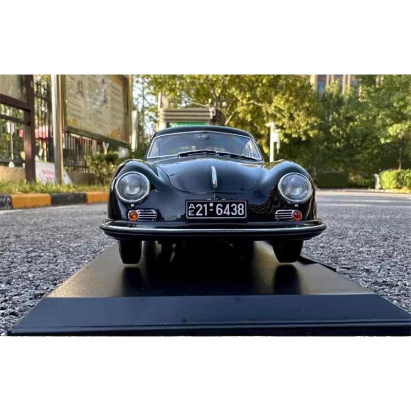 Modelo de Coche Norev Porsche 356 Coupé 1952 Negro 1:18 Diecast