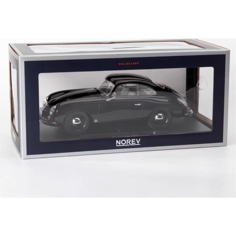 Modelo de Coche Norev Porsche 356 Coupé 1952 Negro 1:18 Diecast
