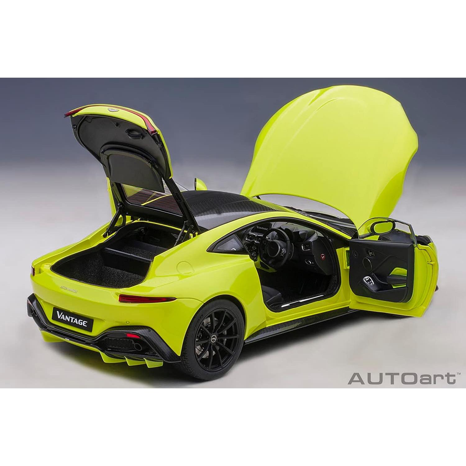 Modelo de Coche 1/18 Aston Martin Vantage RHD Verde Autoart