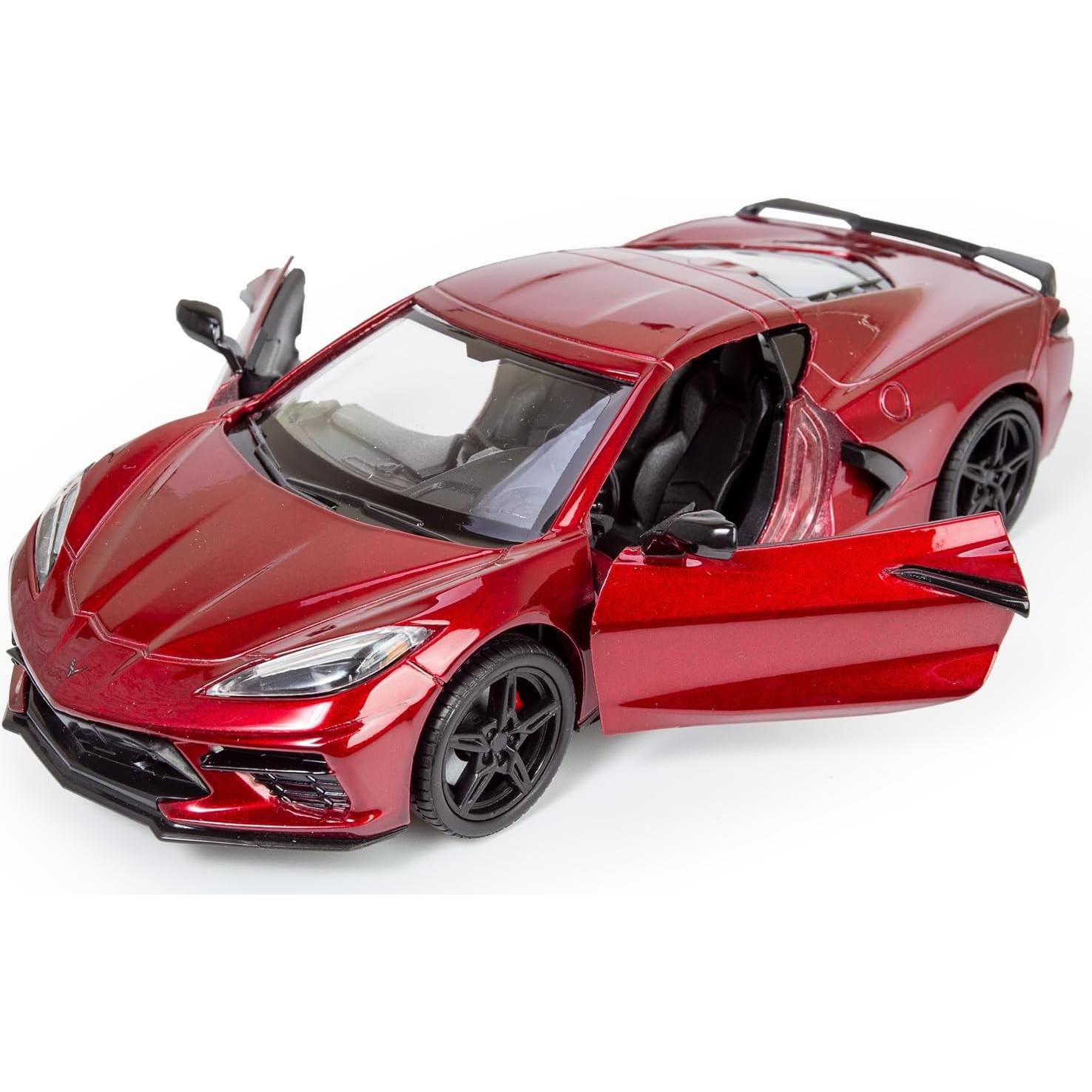 Modelo Diecast Corvette C8 Stingray 2020 All Star Toys 1/24