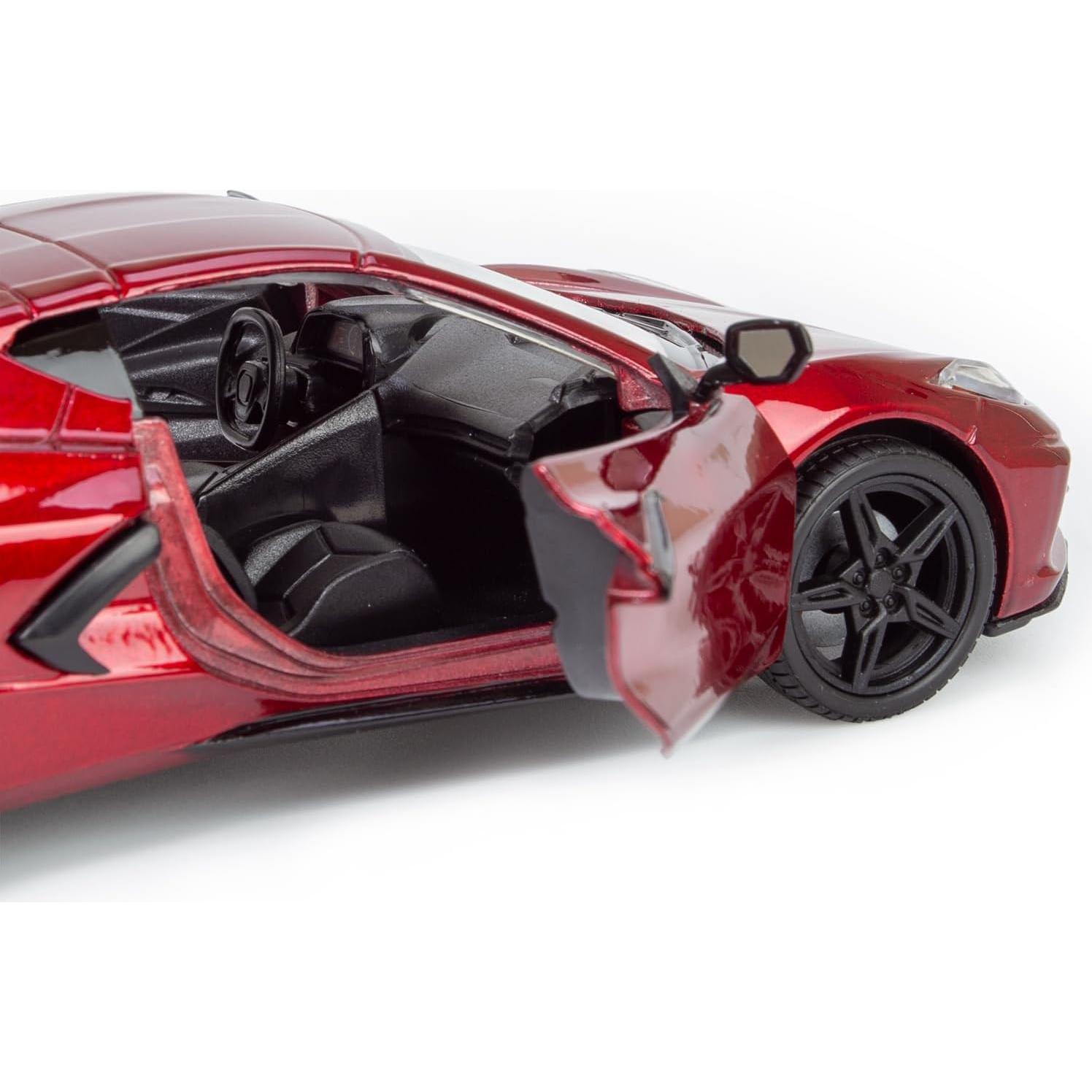 Modelo Diecast Corvette C8 Stingray 2020 All Star Toys 1/24