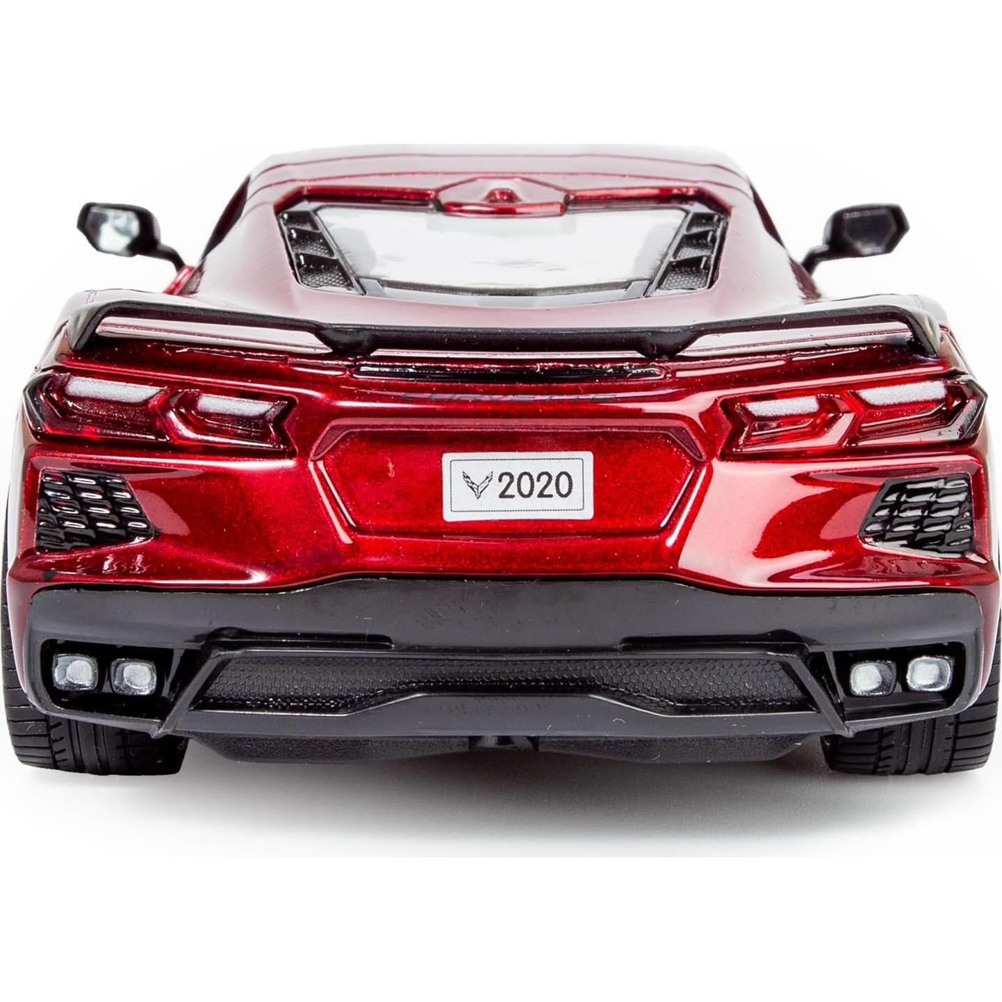 Modelo Diecast Corvette C8 Stingray 2020 All Star Toys 1/24