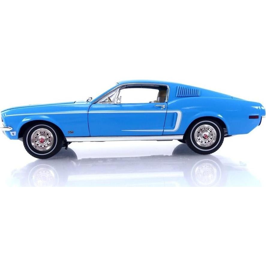 Auto Diecast 1:18 Greenlight Ford Mustang 1968 Sierra Blue