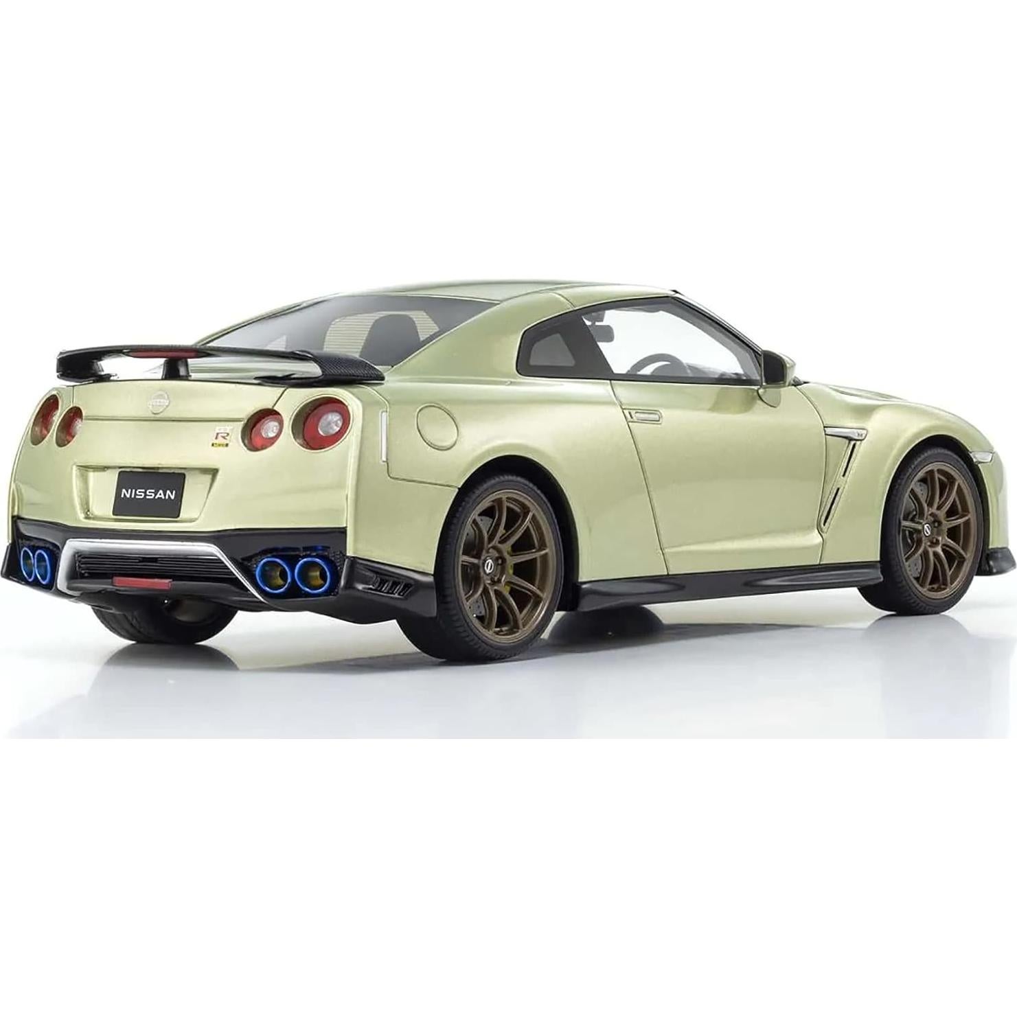 Modelo de Coche GT-R Edición Premium T-Spec Verde Jade 1/18 Kyosho