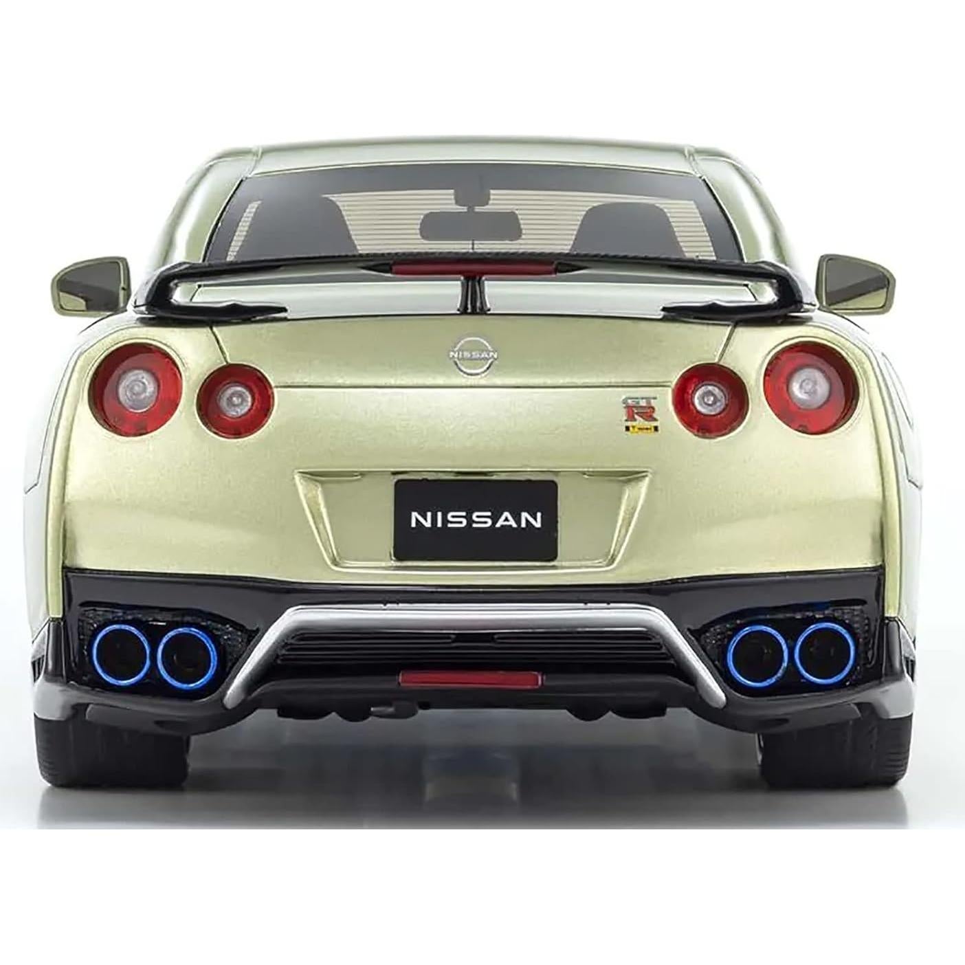 Modelo de Coche GT-R Edición Premium T-Spec Verde Jade 1/18 Kyosho