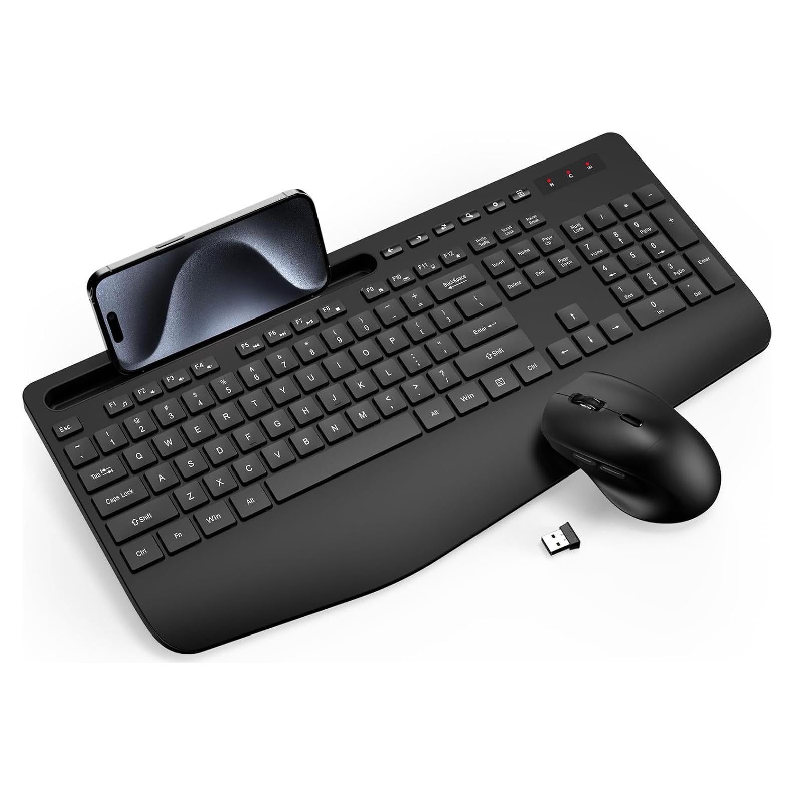 Combo Teclado y Ratón Inalámbrico Trueque Ergonómico