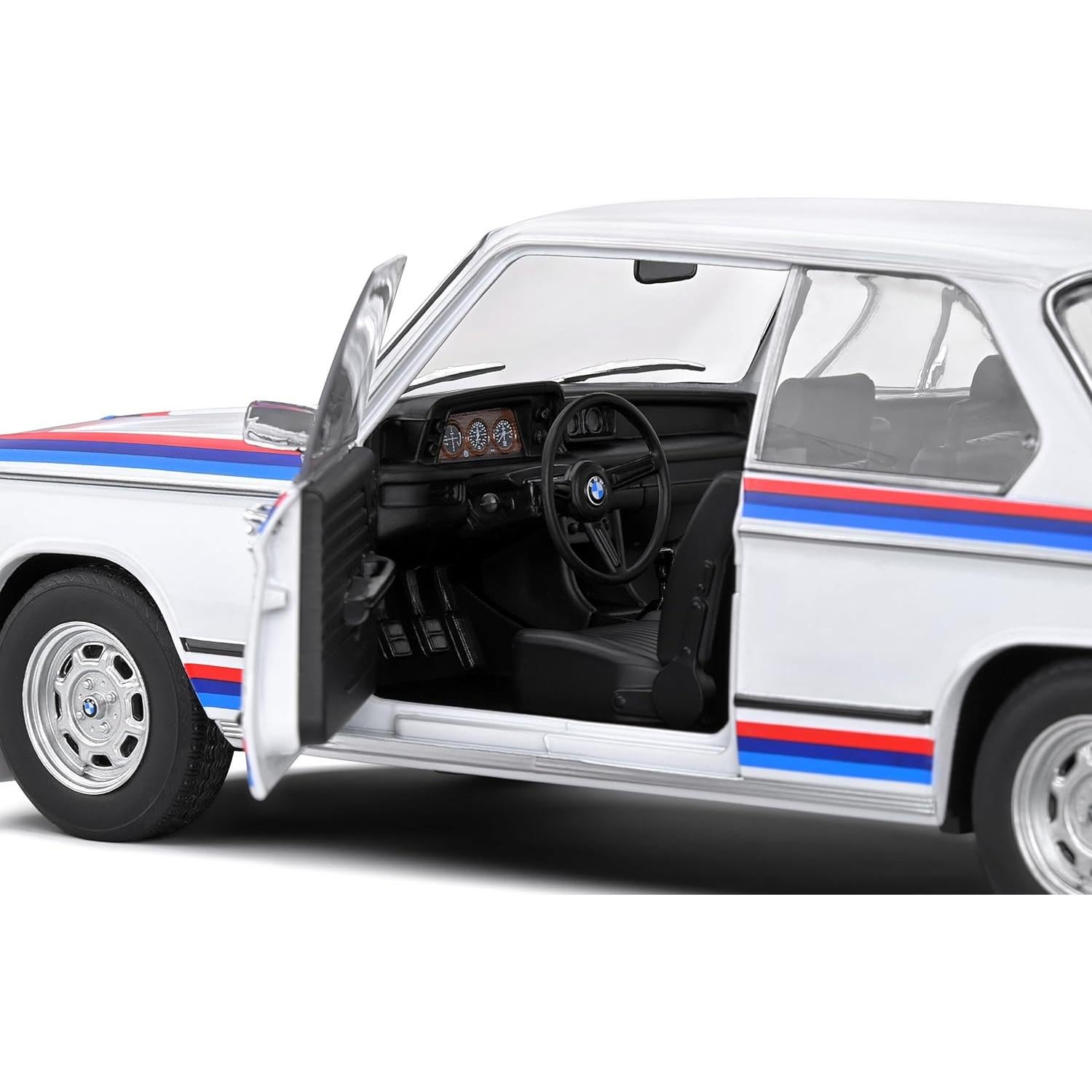 Modelo Diecast BMW 2002 Tii Turbo Evocation Blanco 1:18