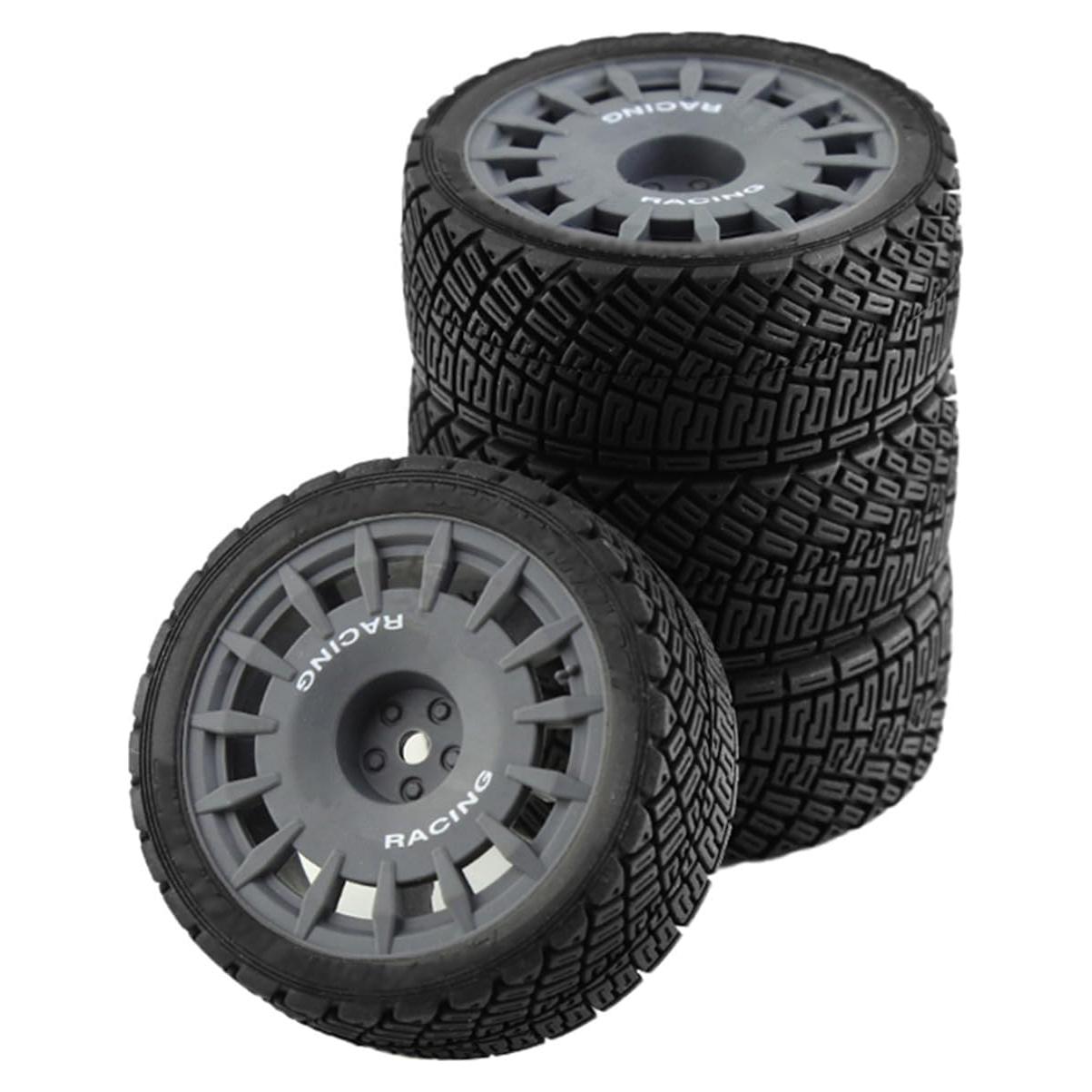 Neumáticos de Rally RC 1/10 Chanmoo 67mm Gris 4PCS