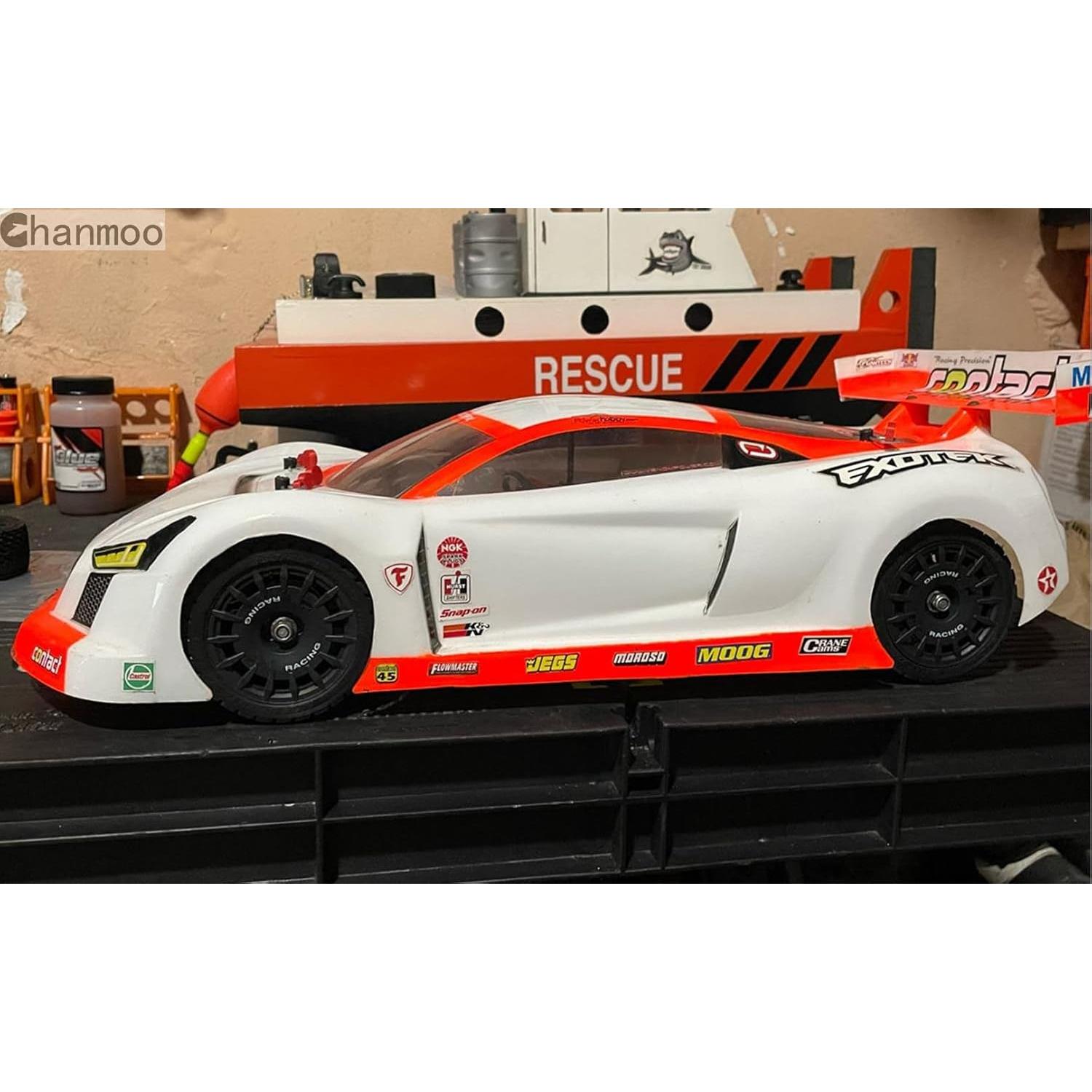 Neumáticos de Rally RC 1/10 Chanmoo 67mm Gris 4PCS