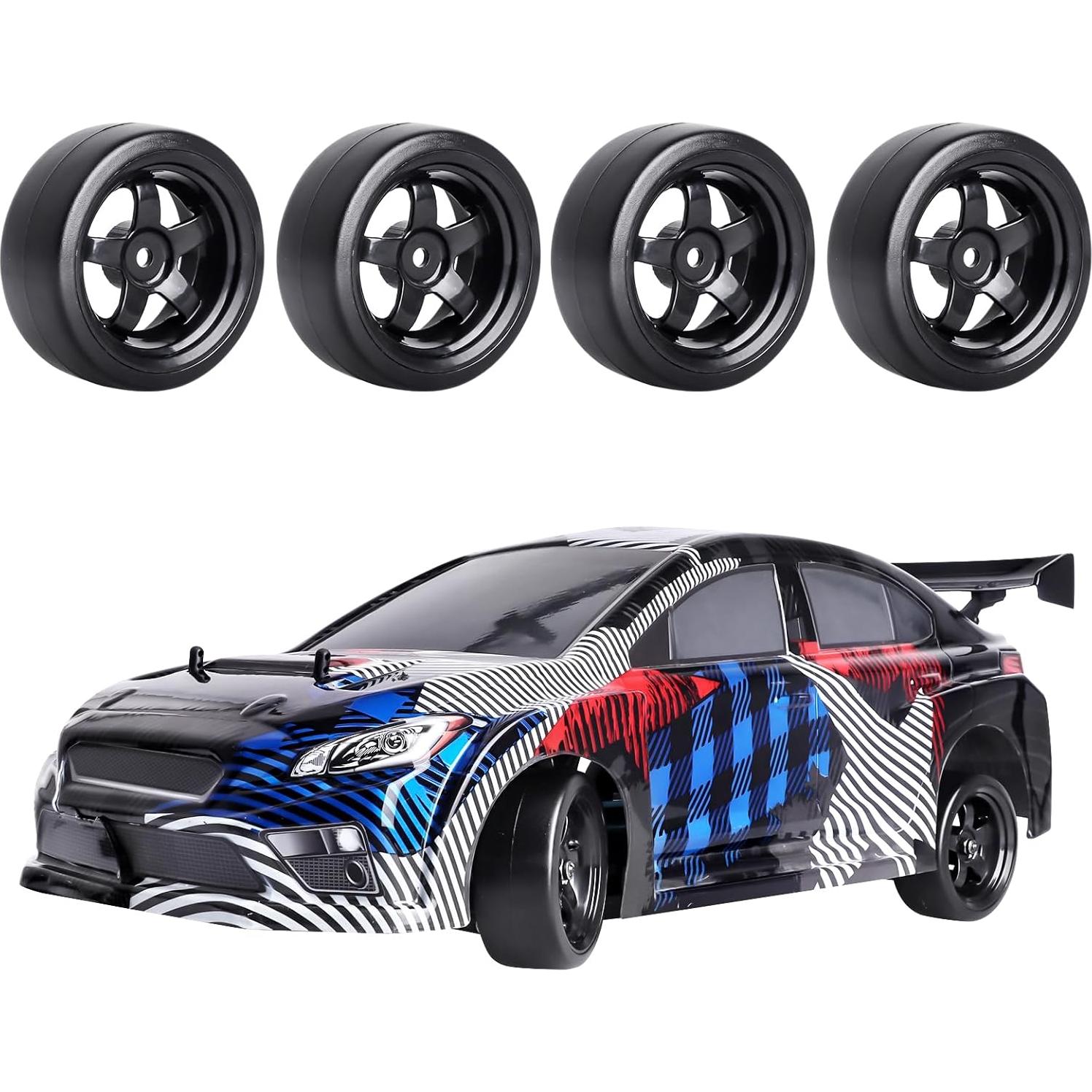 Neumáticos de Drift RC HobbyPark 1/10 Plástico Duro - Juego de 4