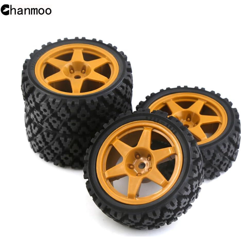 Neumáticos de RC 1/10 Chanmoo Rally 68mm 4 Pcs