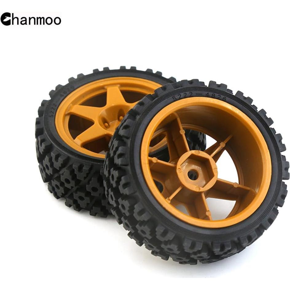 Neumáticos de RC 1/10 Chanmoo Rally 68mm 4 Pcs