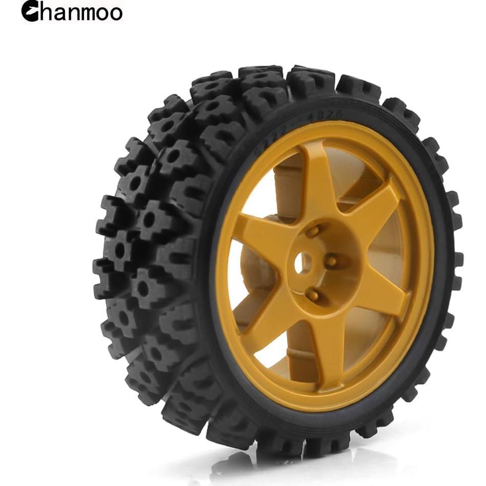 Neumáticos de RC 1/10 Chanmoo Rally 68mm 4 Pcs