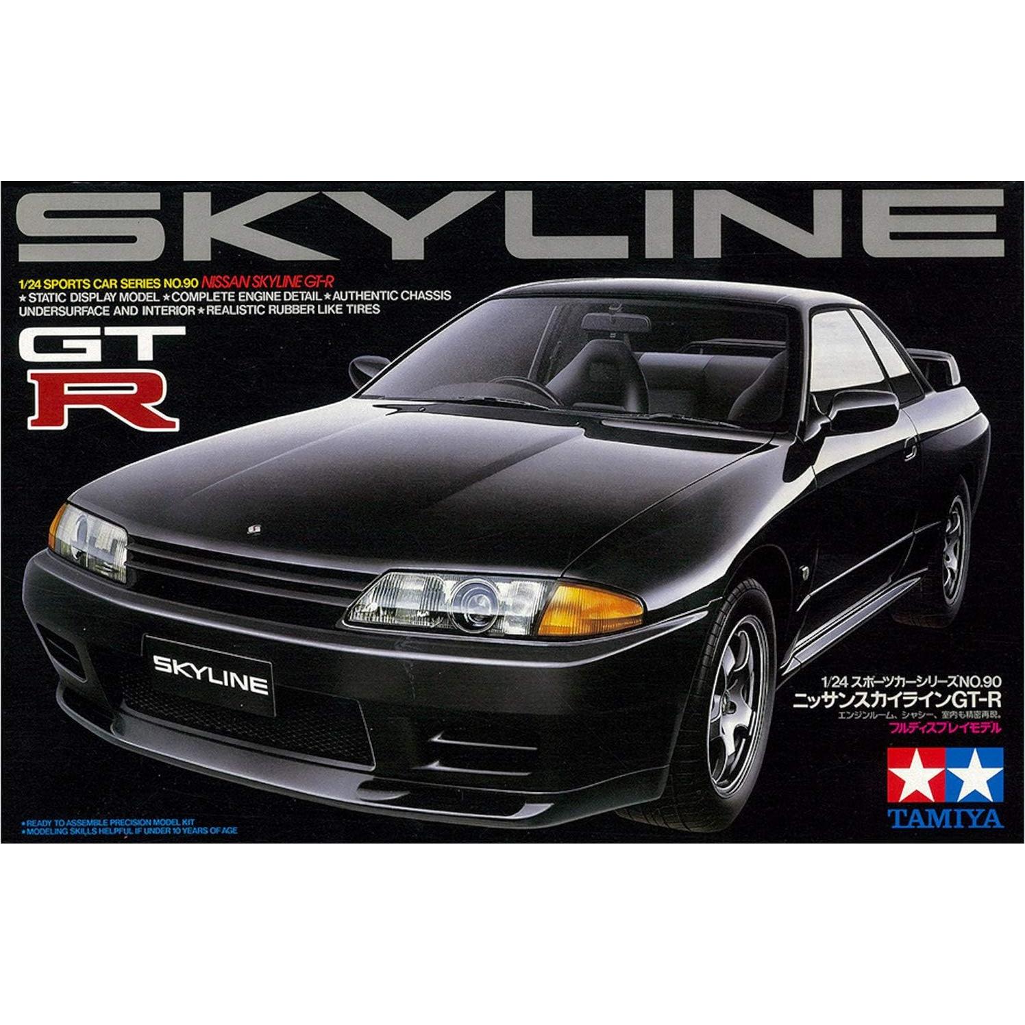 Kit de Modelo Tamiya 1:24 Nissan Skyline GTR Negro
