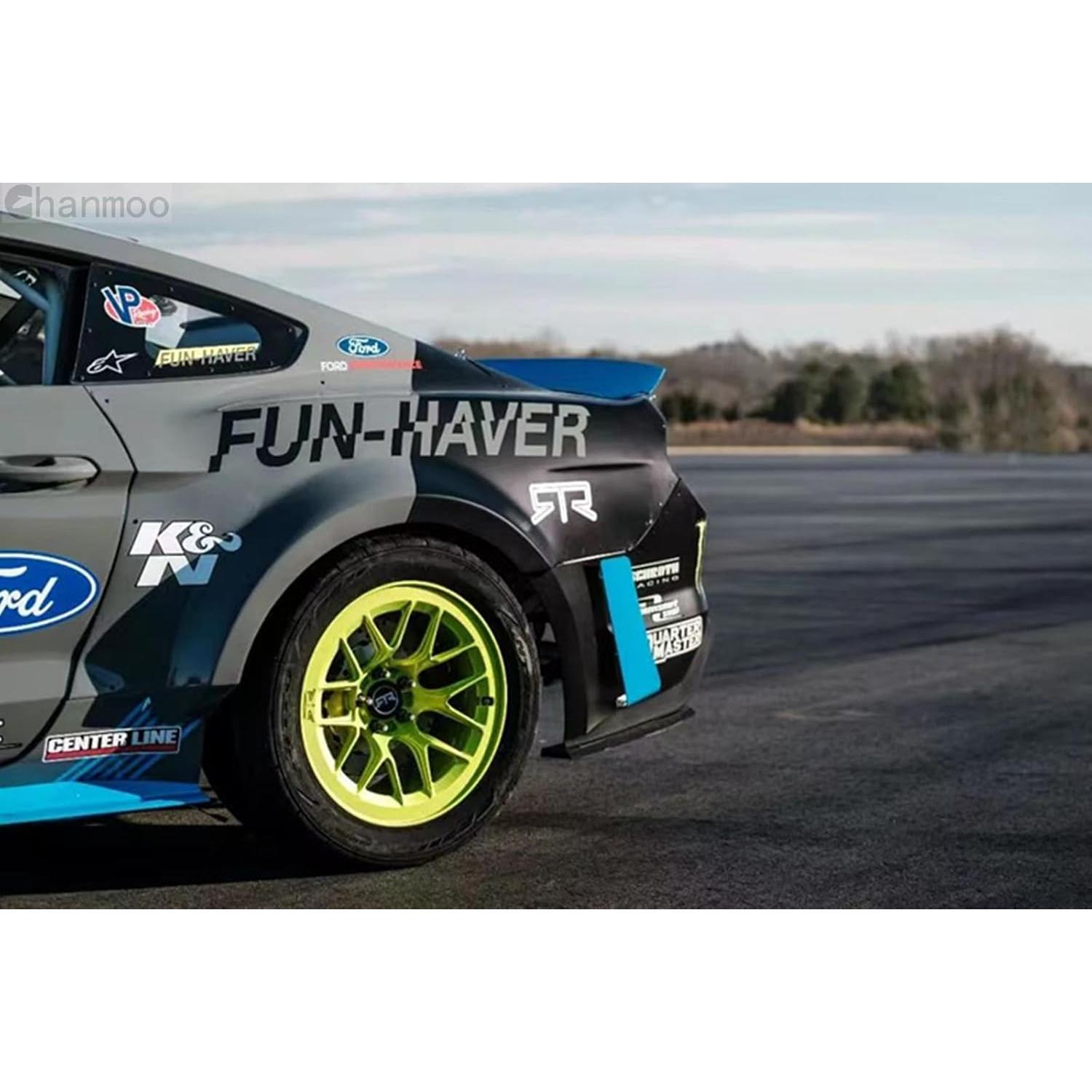 Neumáticos RC 1/8 Chanmoo Rally Drift 103mm 4PCS Negro