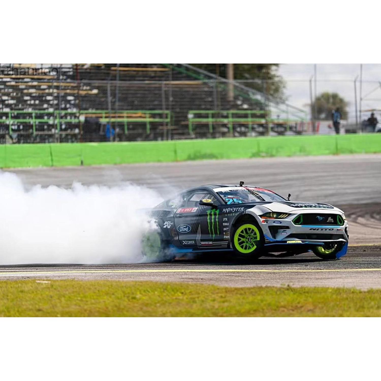 Neumáticos RC 1/8 Chanmoo Rally Drift 103mm 4PCS Negro