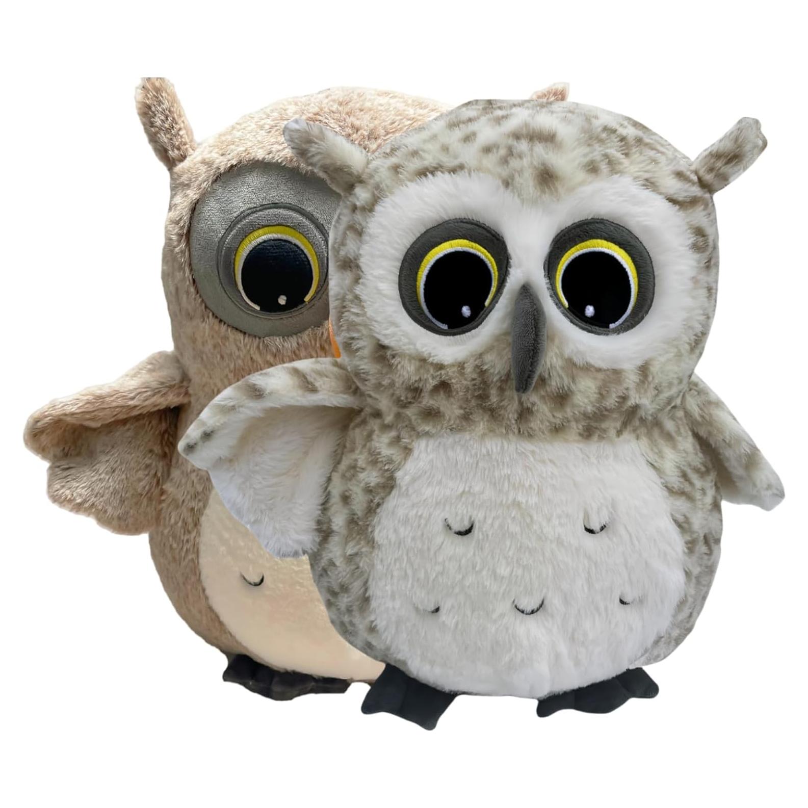 Búho de Peluche Ryttir 30 cm 2 Pack Juguete Decorativo